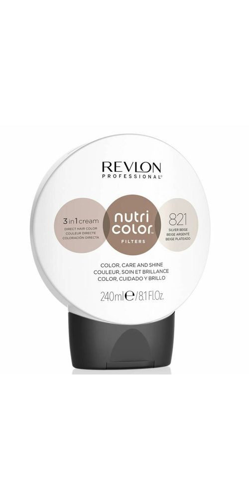 Revlon Haarfarbe Revlon Nutri Color Filters 821 Silver Beige 240ml