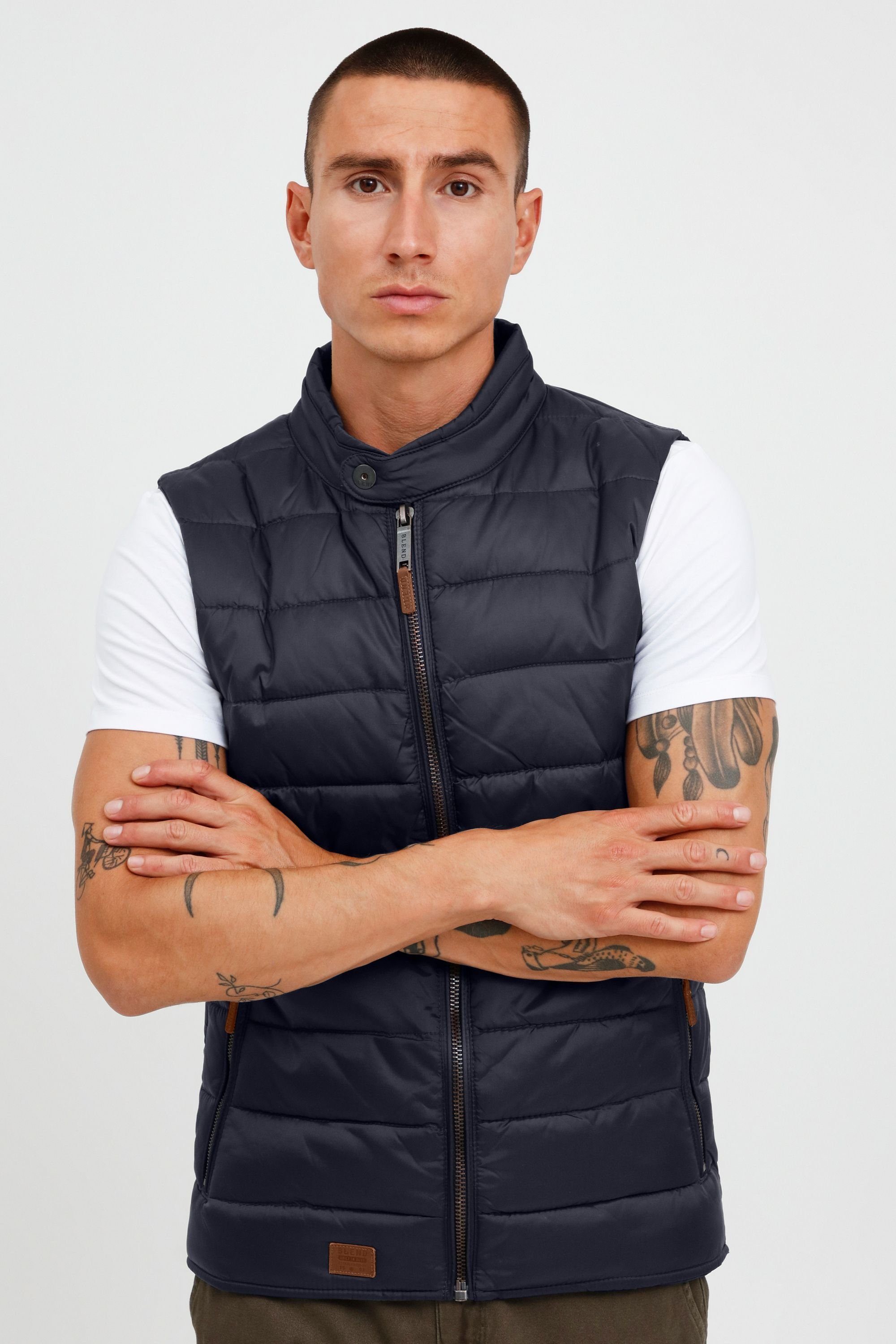 Blend Steppweste BHCam Weste mit Stehkragen und Brusttasche günstig online kaufen