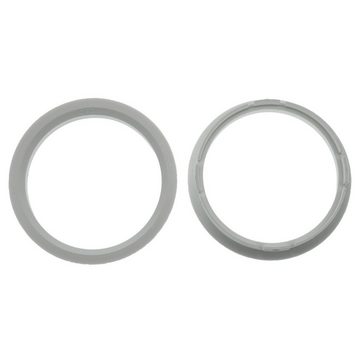 RKC Reifenstift 4x Zentrierringe Weiß Felgen Ringe Made in Germany, Maße: 70,0 x 63,4 mm