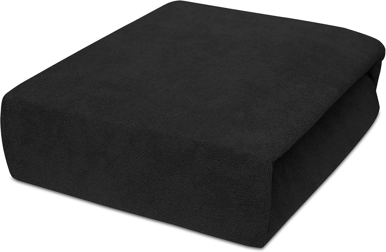 Best for You Spannbettlaken Terry Spannbettlaken–Flauschiger Handtuchstoff für Komfort & Passform, Frotte, Gummizug: Rundum