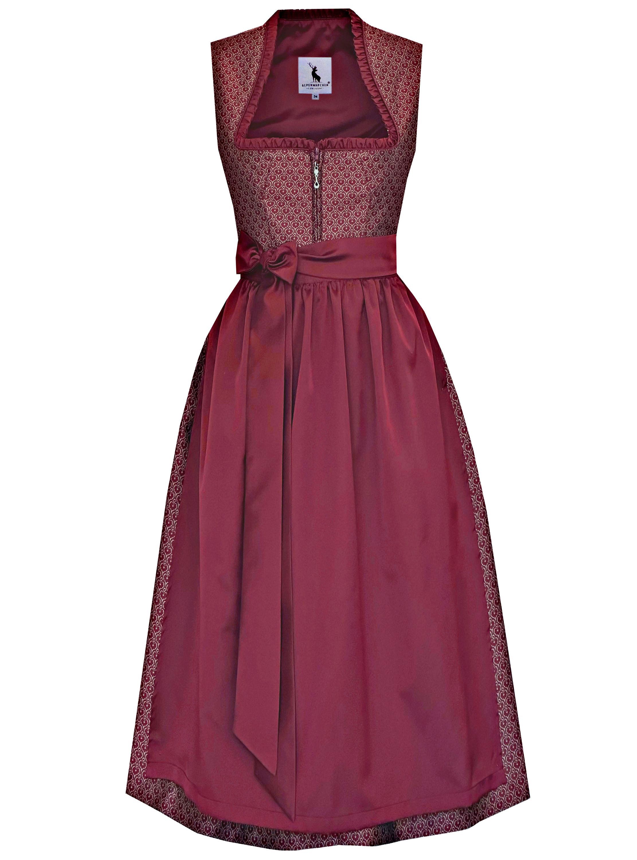 Alpenmärchen Dirndl Langes Dirndl Avelina in beere - ALM1051