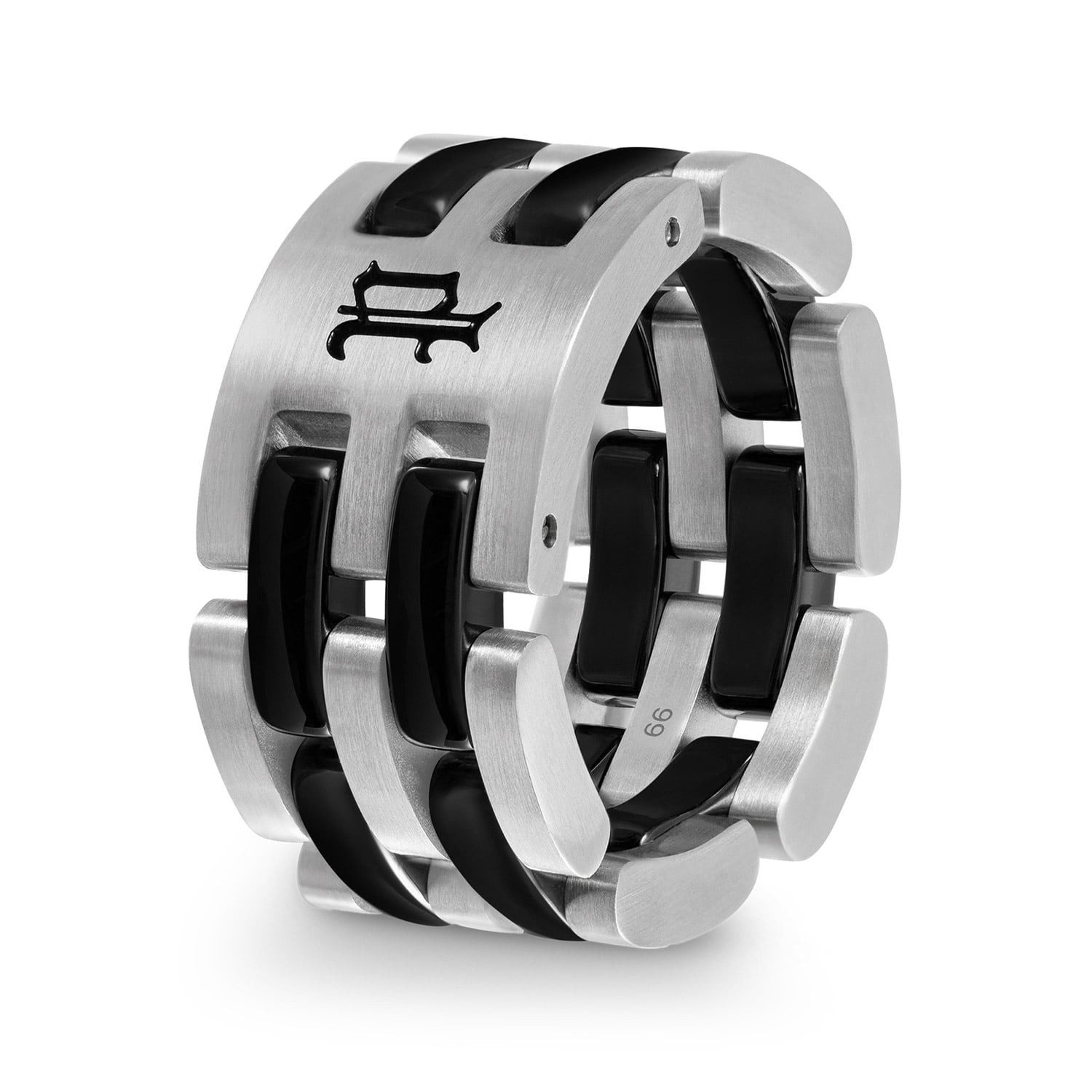 Police Fingerring HerrenCeramica I