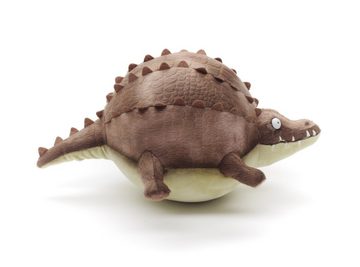 Uni-Toys Kuscheltier ROLLIN' WILD - Krokodil - 37 cm oder 27 cm - Plüschtier von Uni-Toys, zu 100 % recyceltes Füllmaterial
