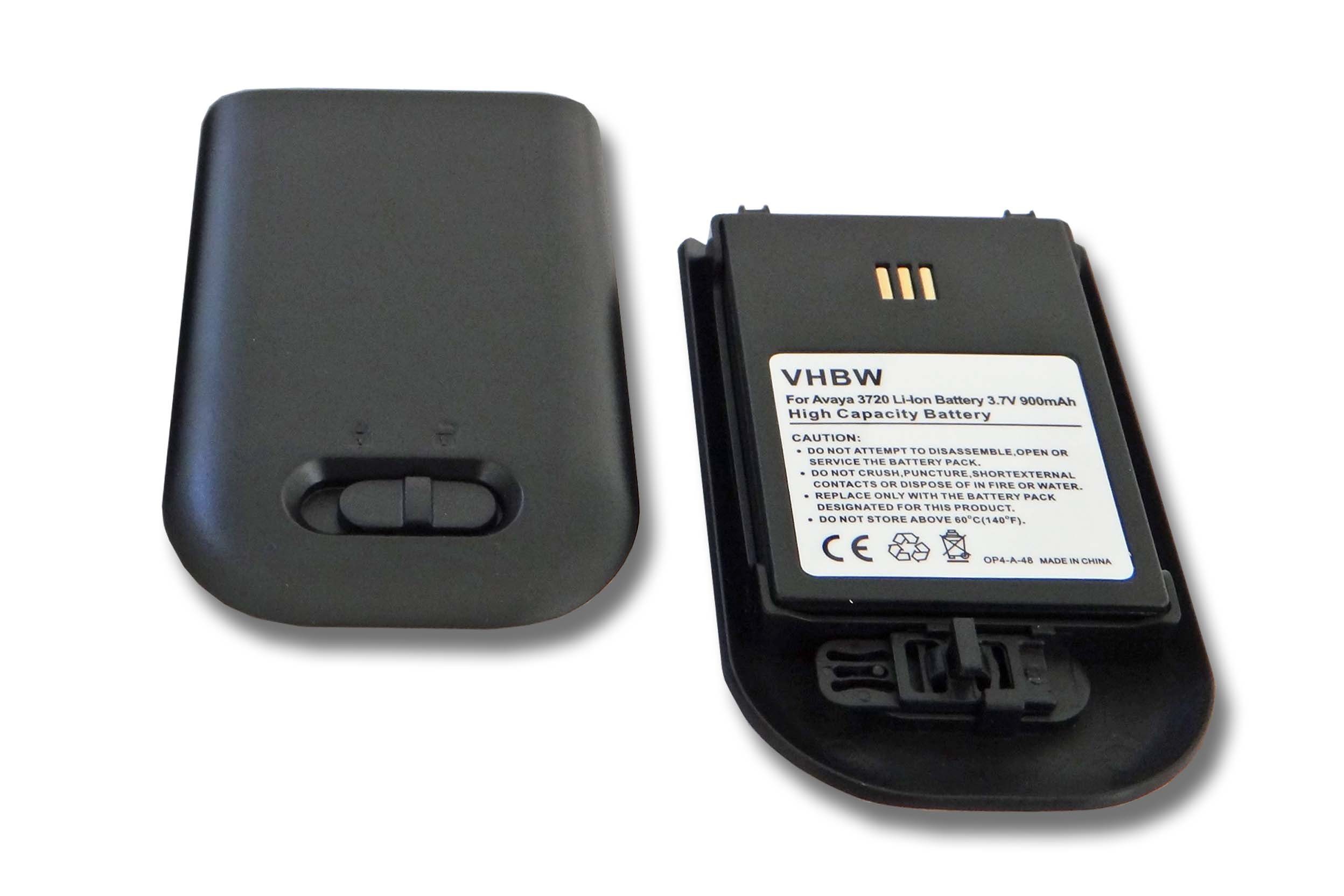 vhbw Akku passend für Kompatibel mit Innovaphone IP62, IP63, IP64 Festnetz & DECT (900mAh, 3,7V, Li-Ion) 900 mAh