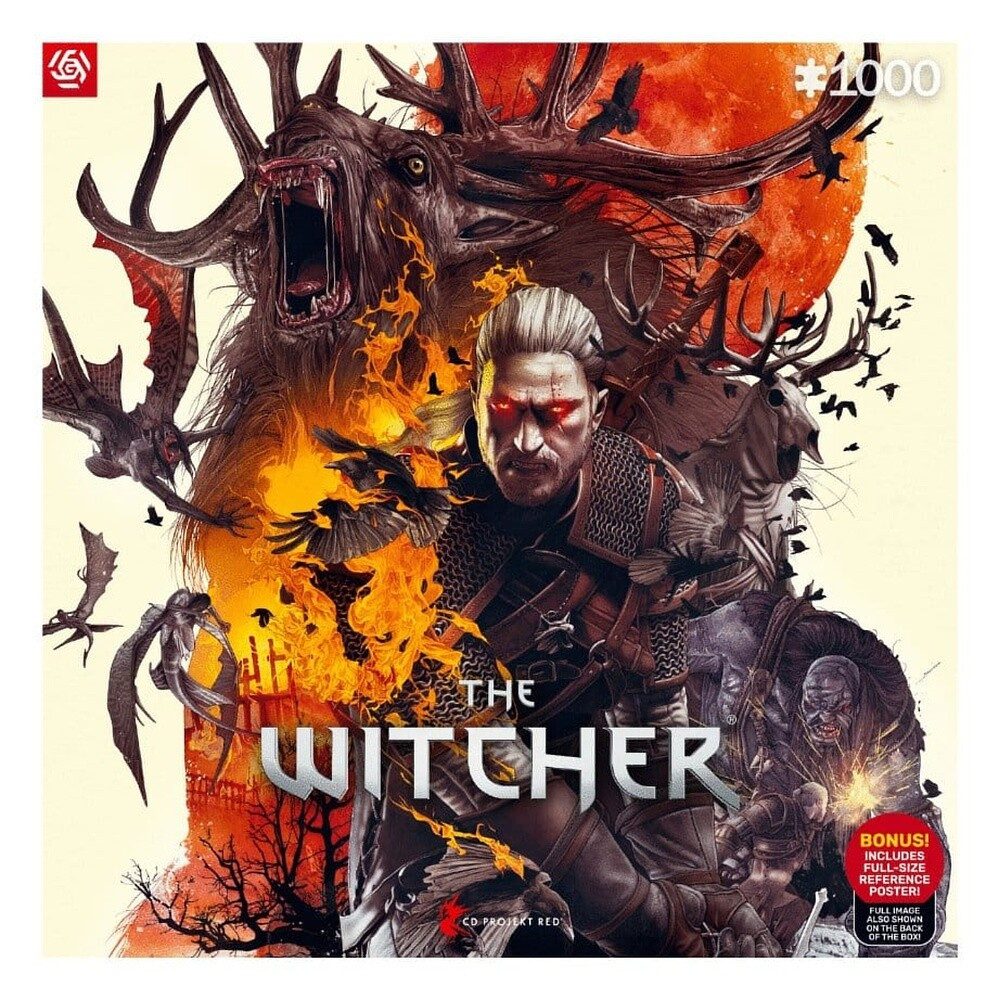 Good Loot Puzzle The Witcher Puzzle Monsters (1000 Teile), Puzzleteile