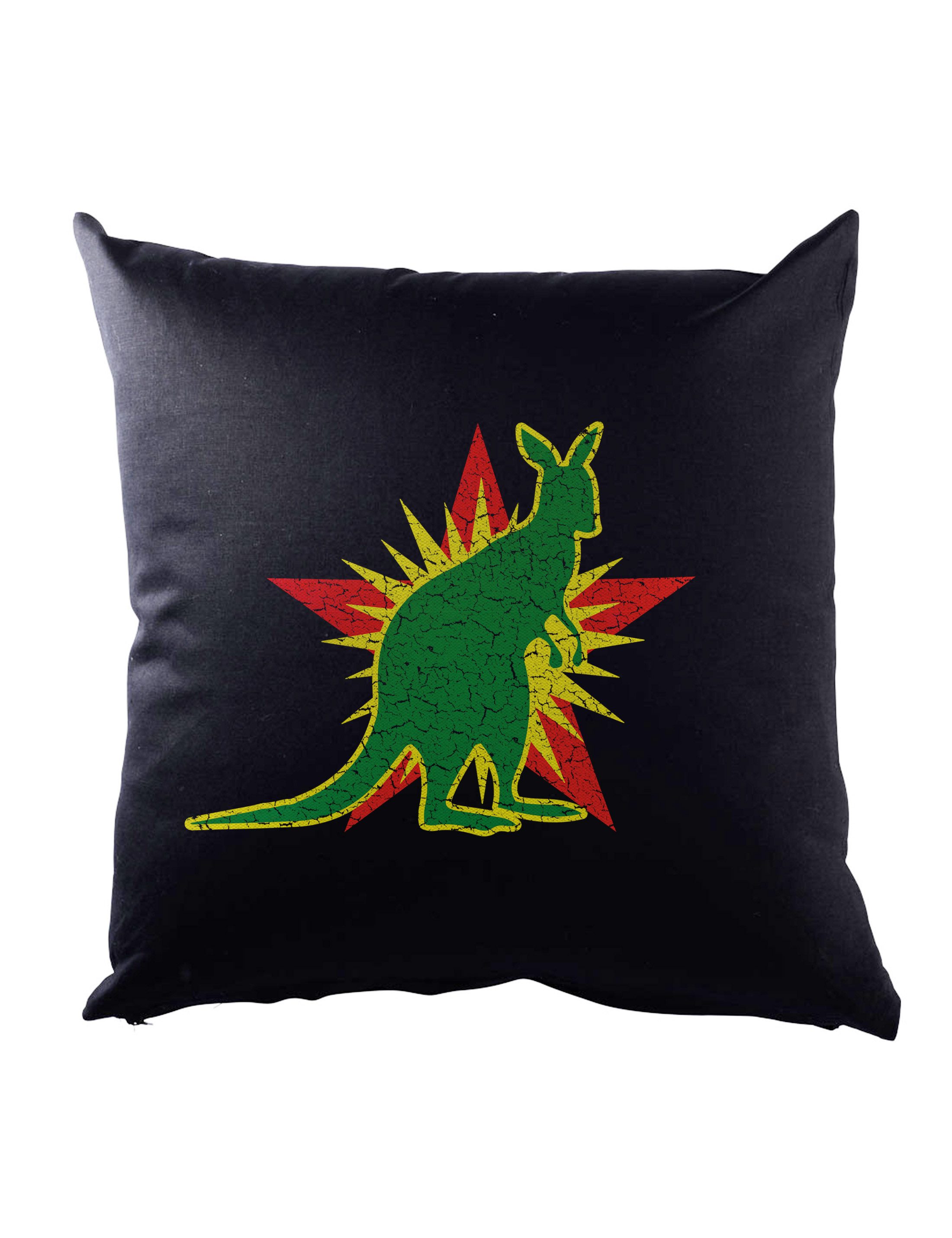Urban Backwoods Dekokissen Socialist Kangaroo Dekokissen Red Känguru Stern Kommunismus Socialism, Star Sozialismus Jamaika Reggae