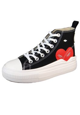 British Knights B52-3727 01 Black/Red Heart Sneaker