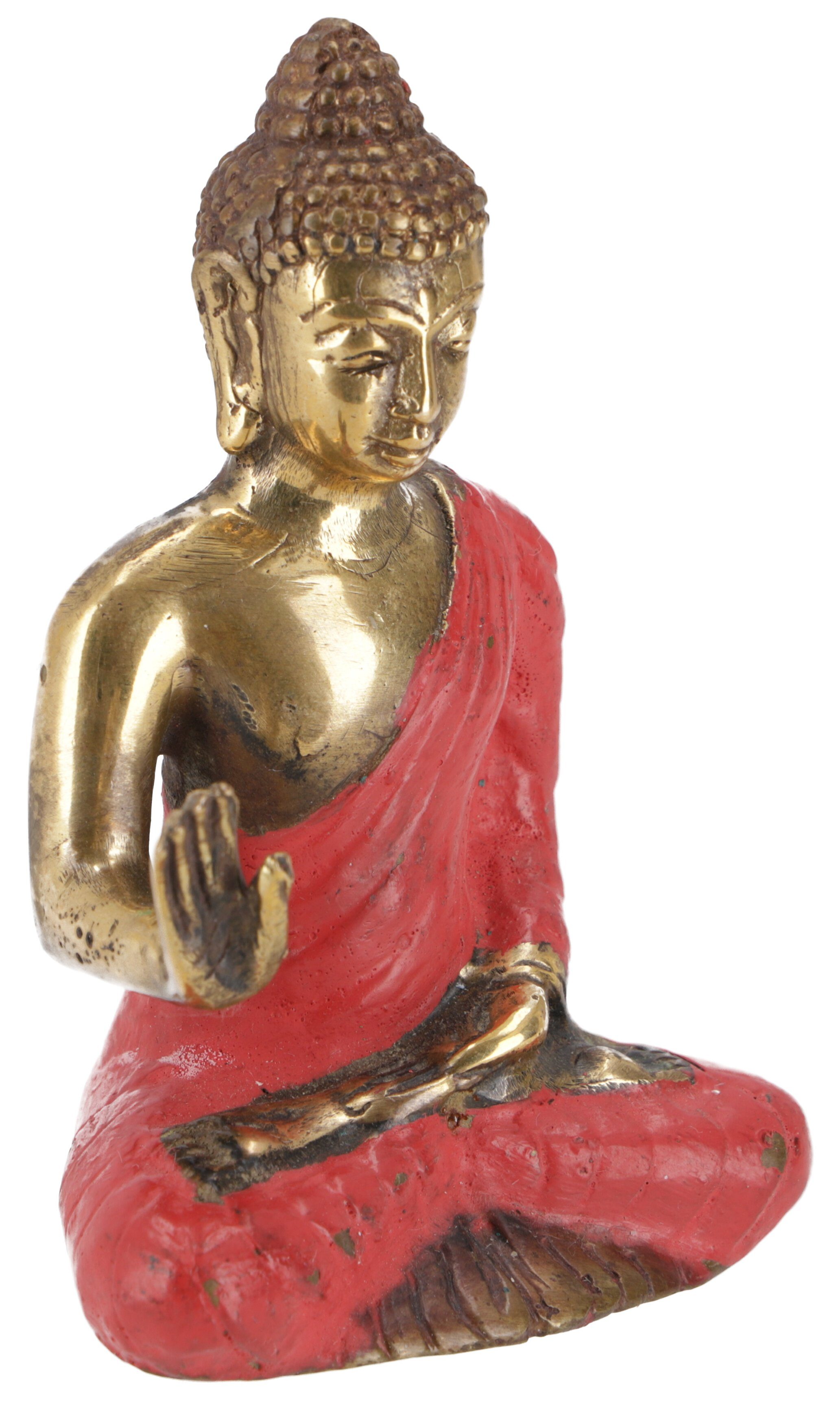 Buddhafigur »Buddha Statue aus Messing Amoghasiddhi Buddha 9