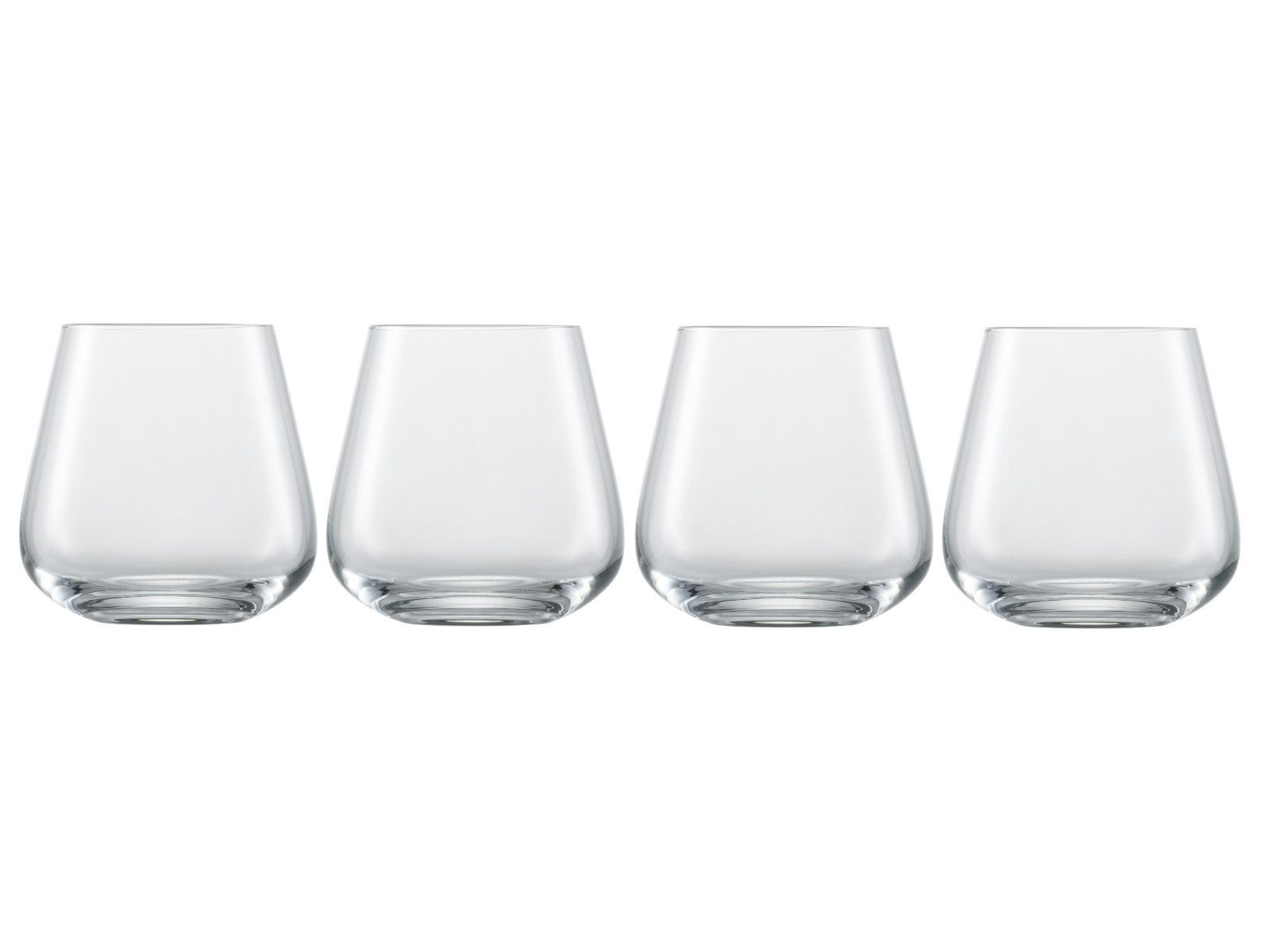 Zwiesel Glas Gläser-Set Vervino Wasserglas Set 4tlg, Kristallglas