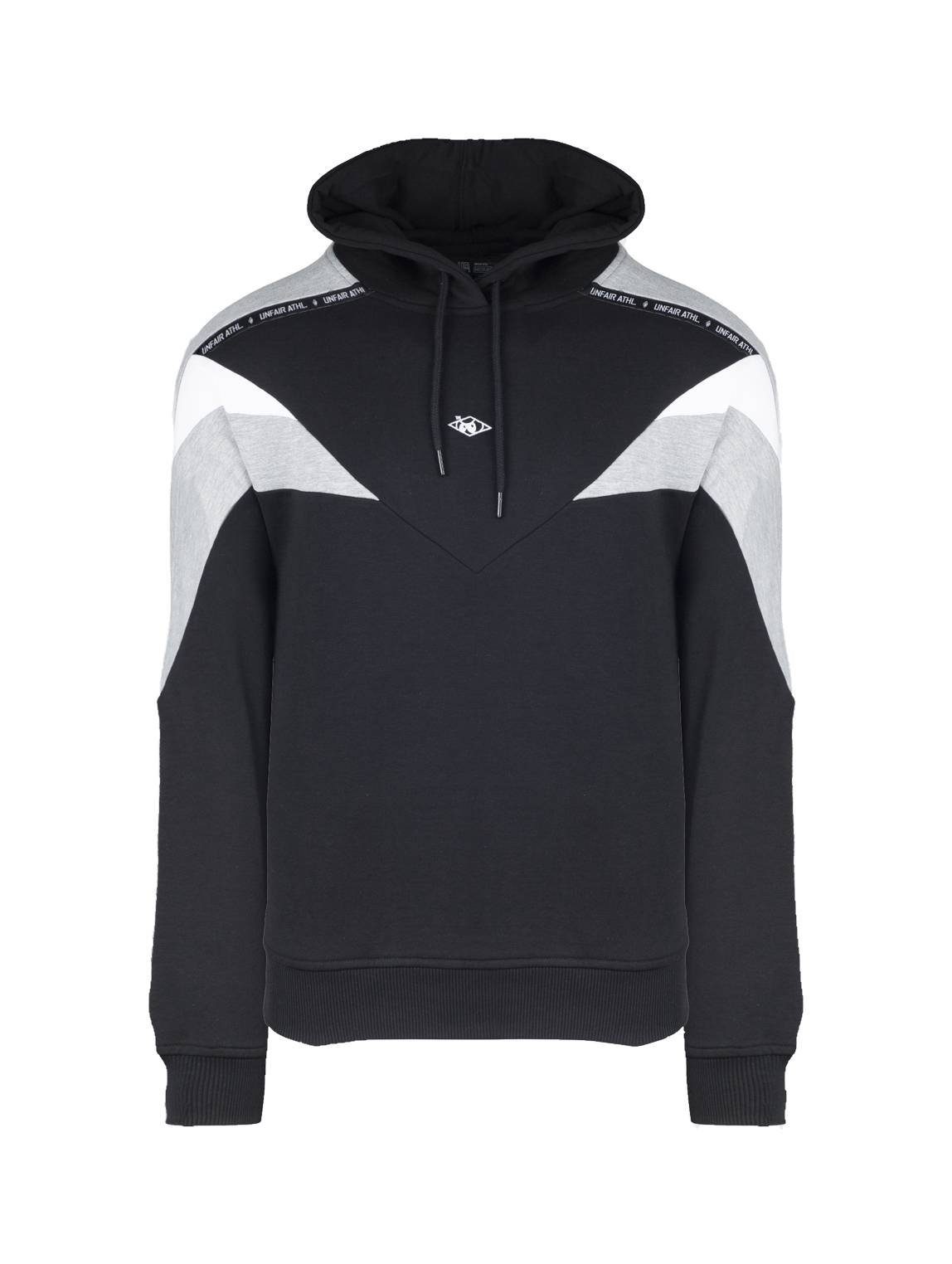 Unfair Athletics Hoodie Hoodie Unfair Hash Panel, G XXL, F black (1-tlg)
