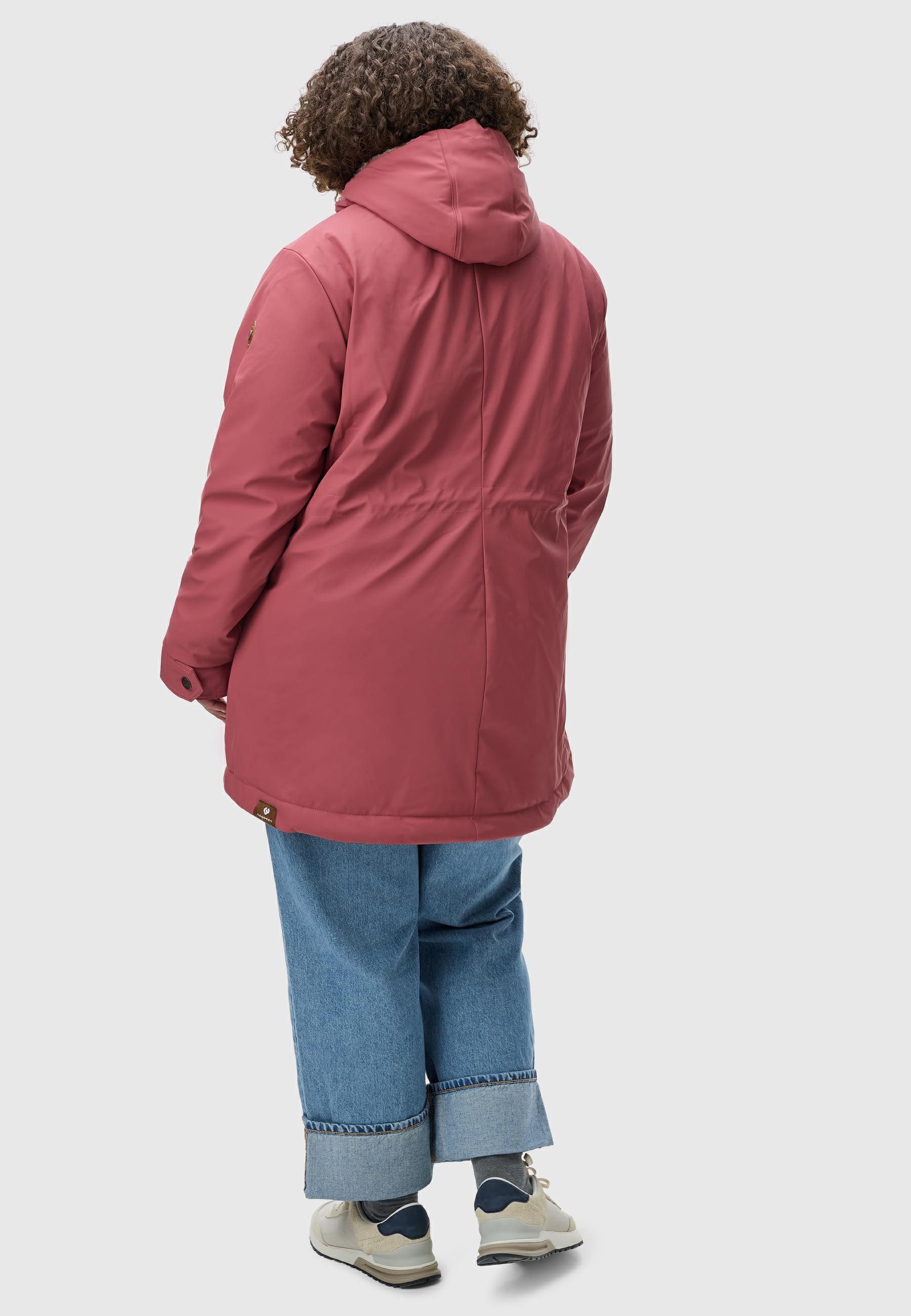 Ragwear Wintermantel Monadis Rainy II Intl. sportlicher, wasserdichter Parka für den Winter