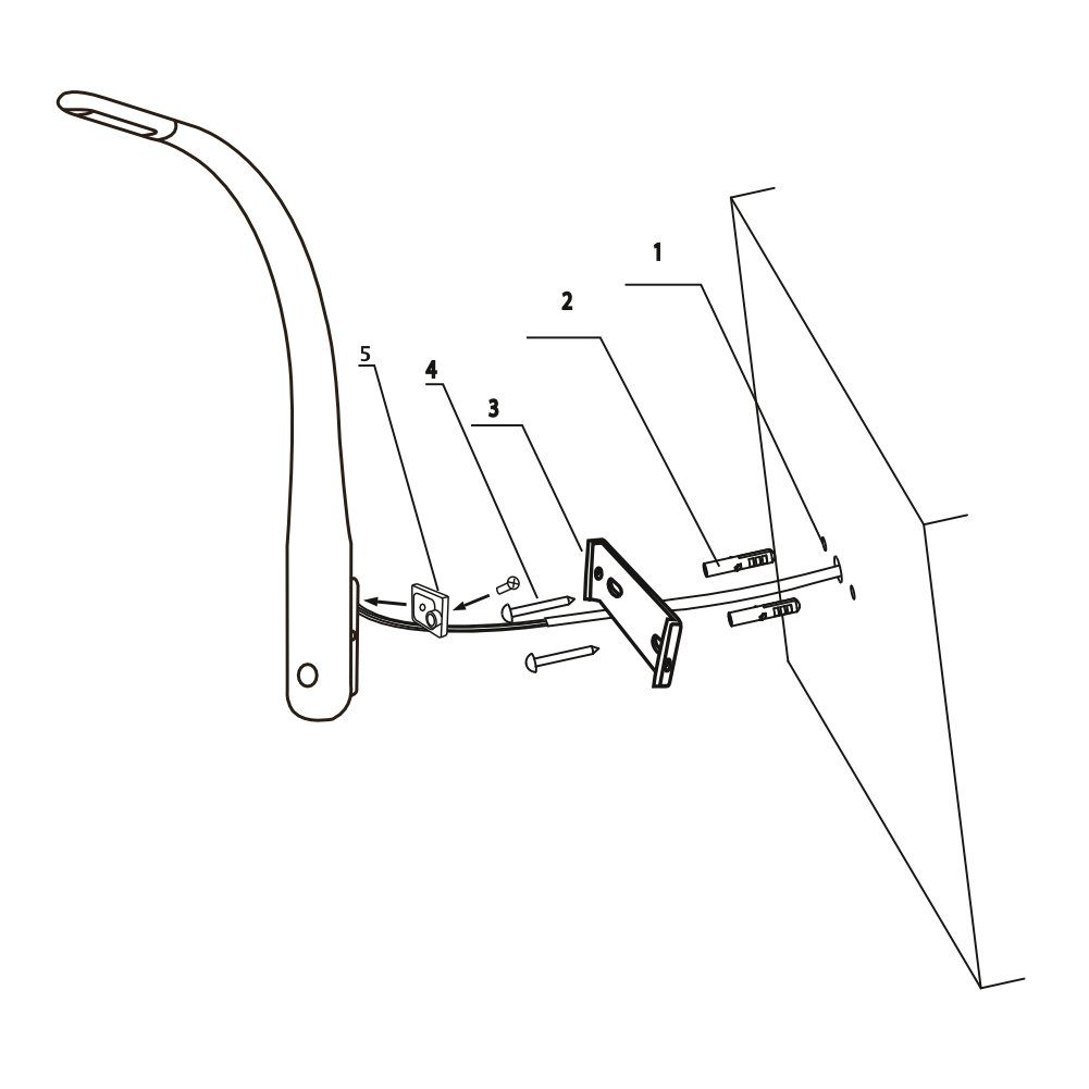 kalb Bettleuchte Bettleuchte "Sedani" 4W Leseleuchte Flex Silikonhals warmweiss, warmweiß