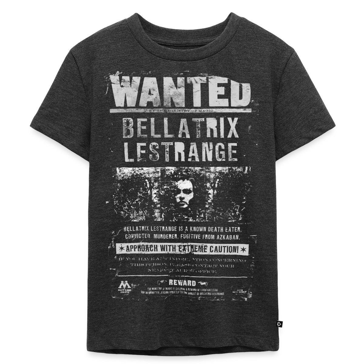 Spreadshirt T-Shirt Harry Potter Bellatrix Lestrange Wanted Kinder Premium T-Shirt (1-tlg)