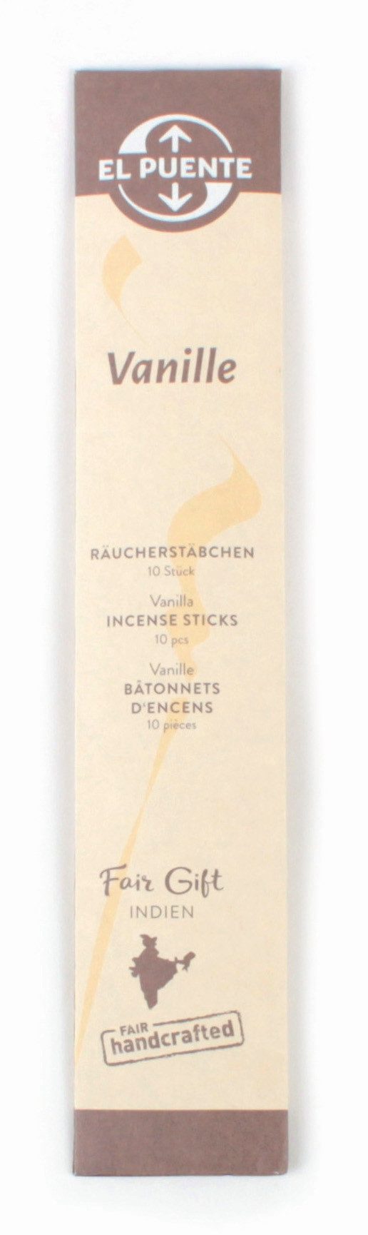 El Puente Räucherstäbchen Räucherstäbchen "Vanille", Handmade (10), Handmade