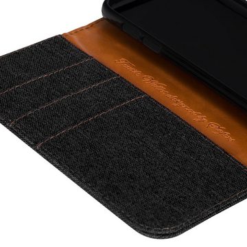 CoolGadget Handyhülle Denim Schutzhülle Flip Case für Xiaomi Redmi 12 6,79 Zoll, Book Cover Handy Tasche Jeans Hülle für Redmi 12 4G Klapphülle