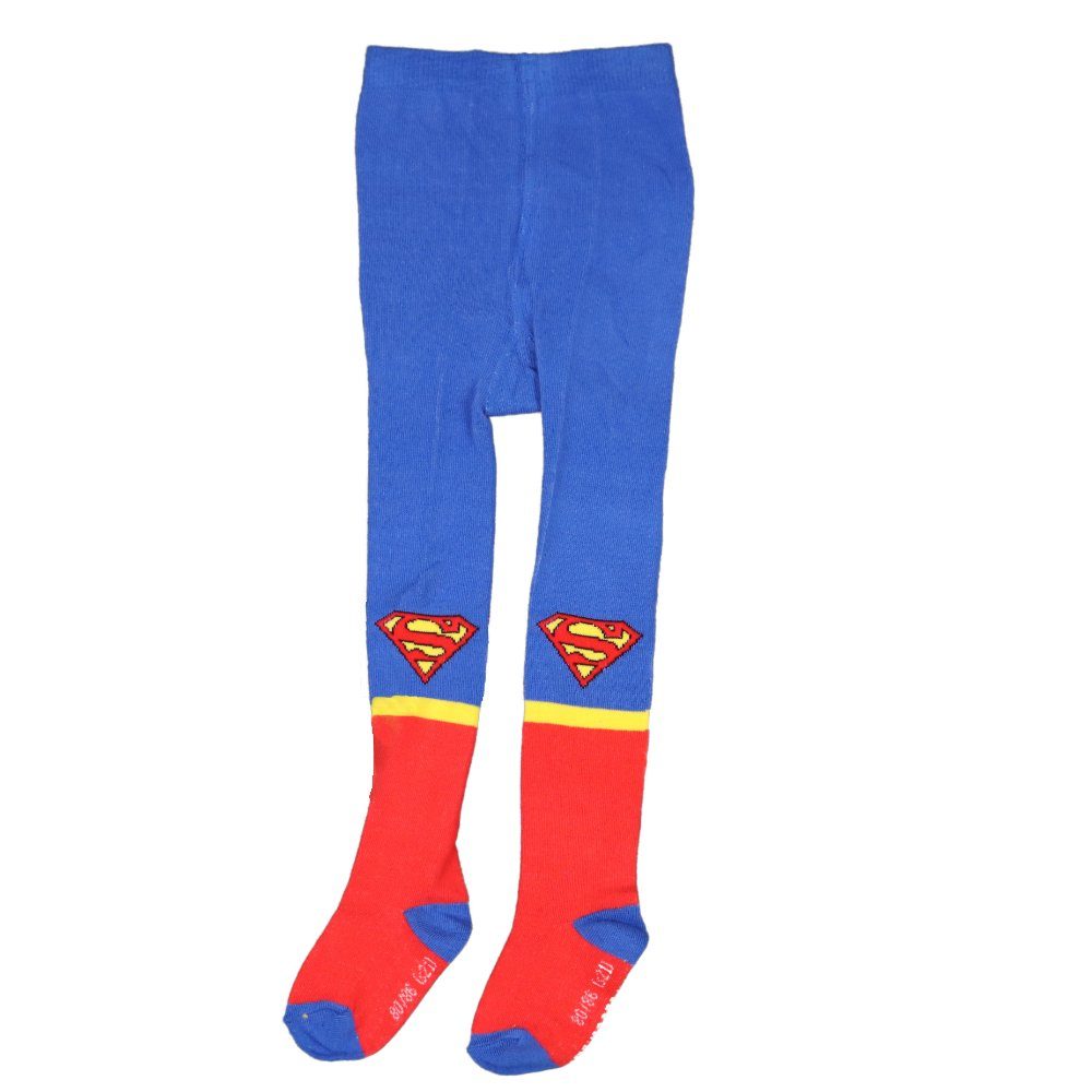 DC Comics Strumpfhose Superman 2er Pack Baby Kinder Strümpfe Gr. 68 bis 86