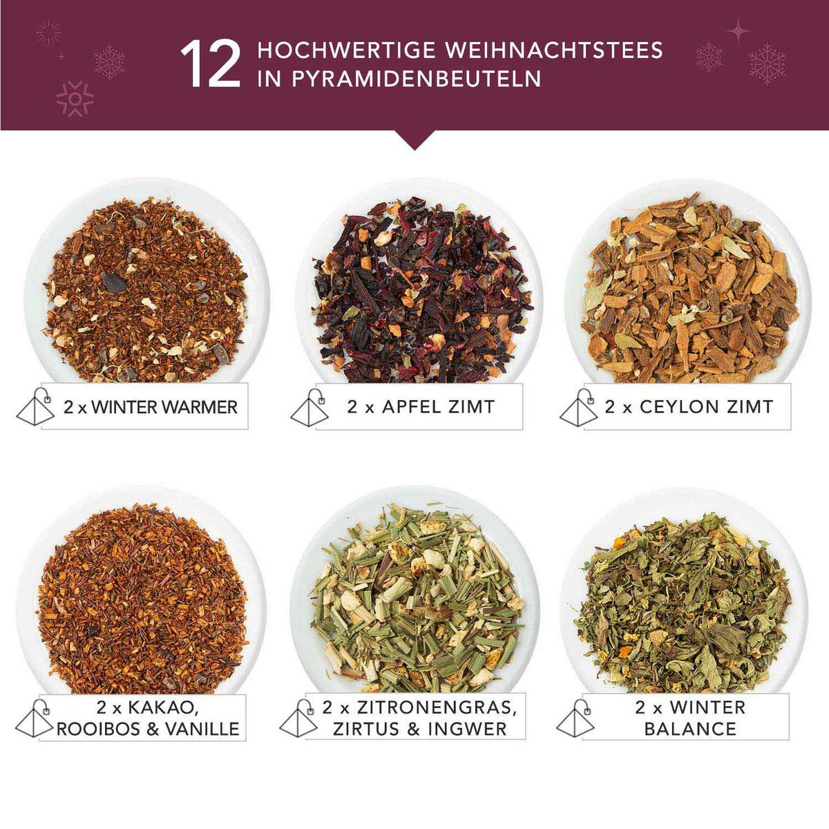English Tea Shop Teebox Tee Geschenkset Teegeschenk 12 Pyramiden Beutel Geschenk