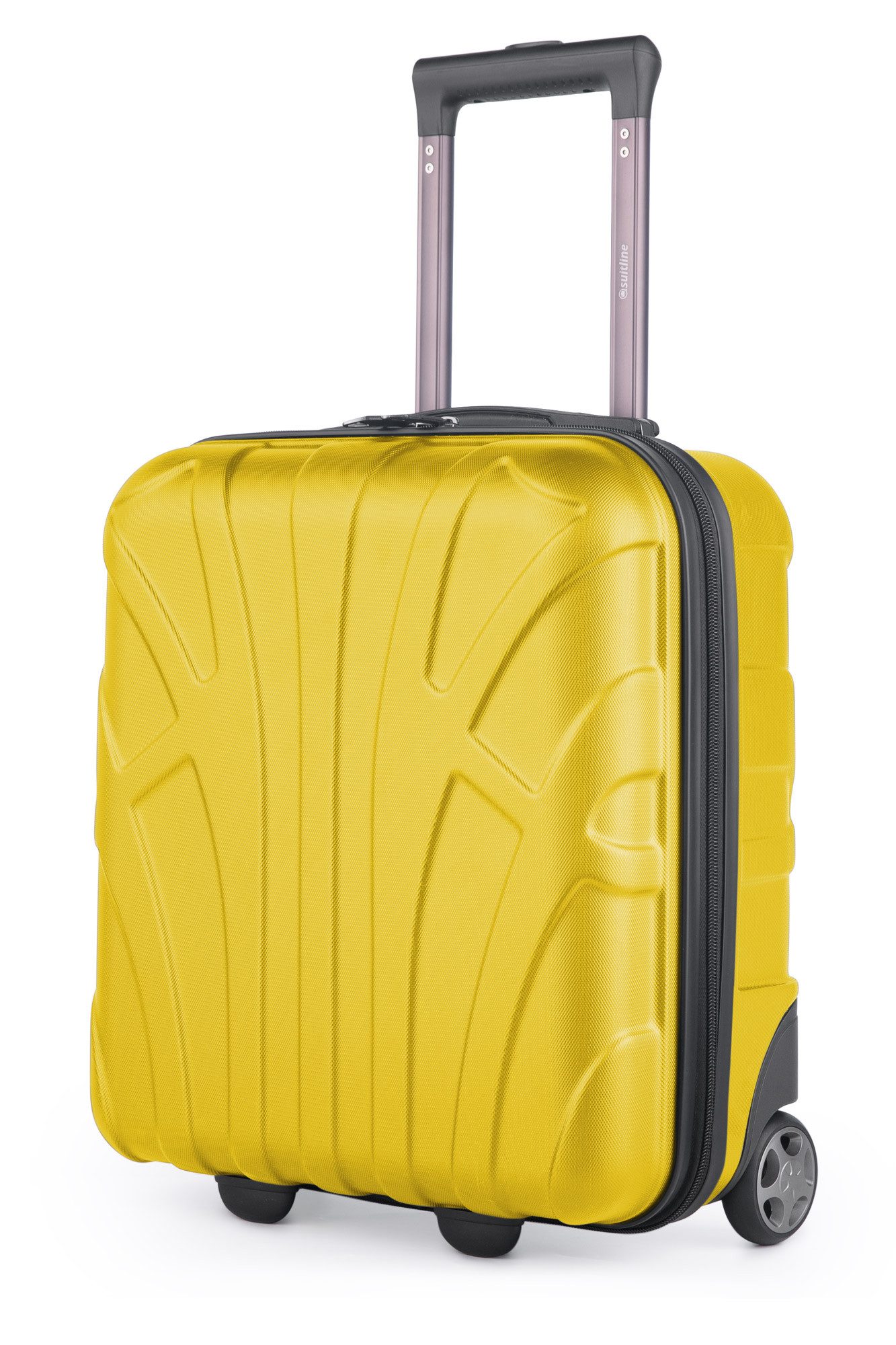 Suitline Handgepäckkoffer S1, 2 Rollen, EasyJet Trolley 45x36x20 cm Underseat kleiner Koffer Flugzeug 30 L