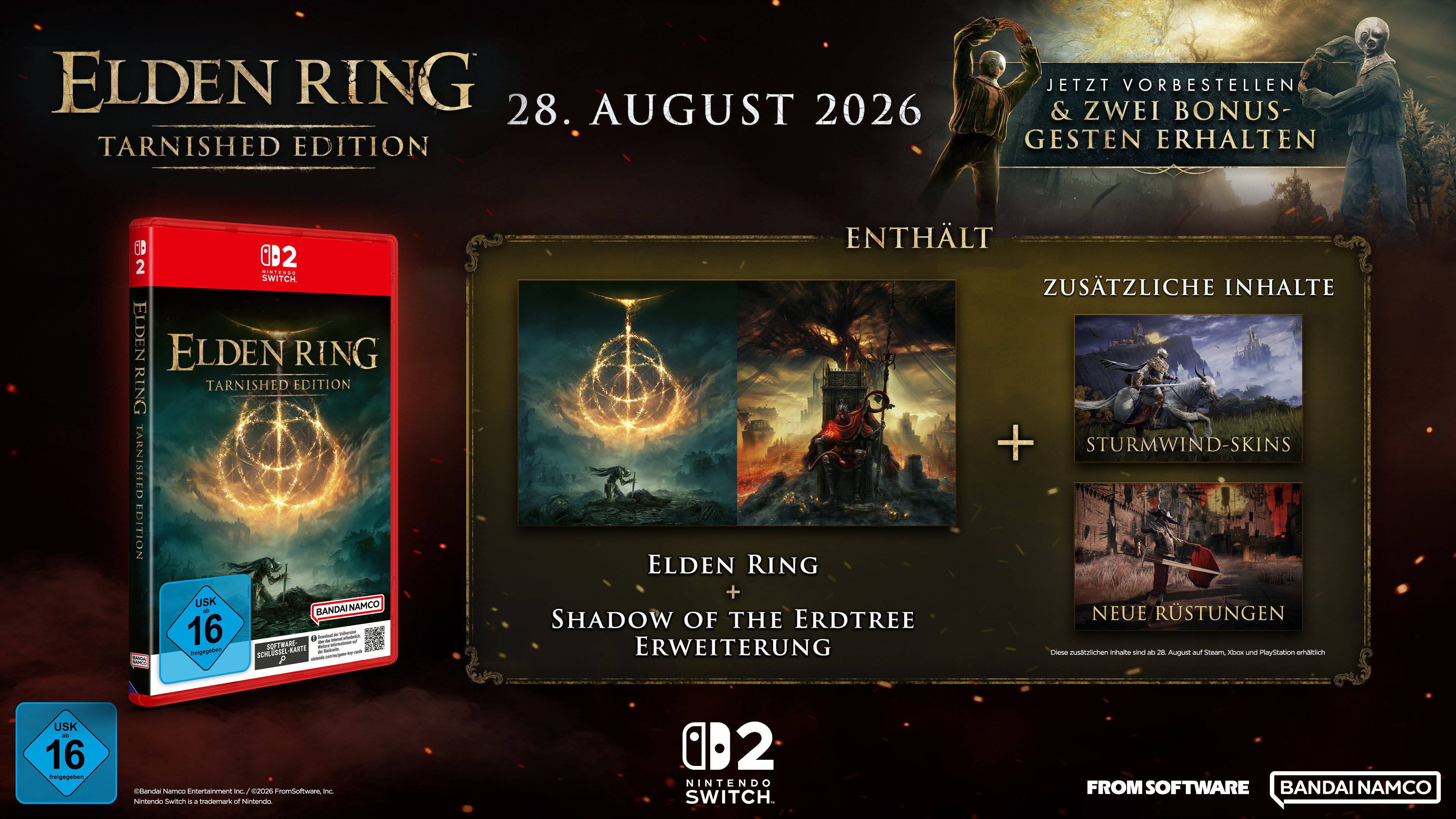 Elden Ring Tarnished Edition Nintendo Switch 2