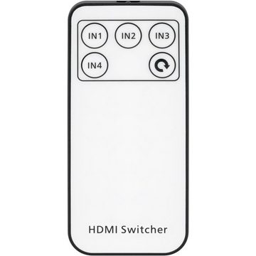 Goobay HDMI-Splitter, HDMI™-Umschaltbox 4 auf 1 (4K @ 60 Hz) - Zubehör für Präsentationste