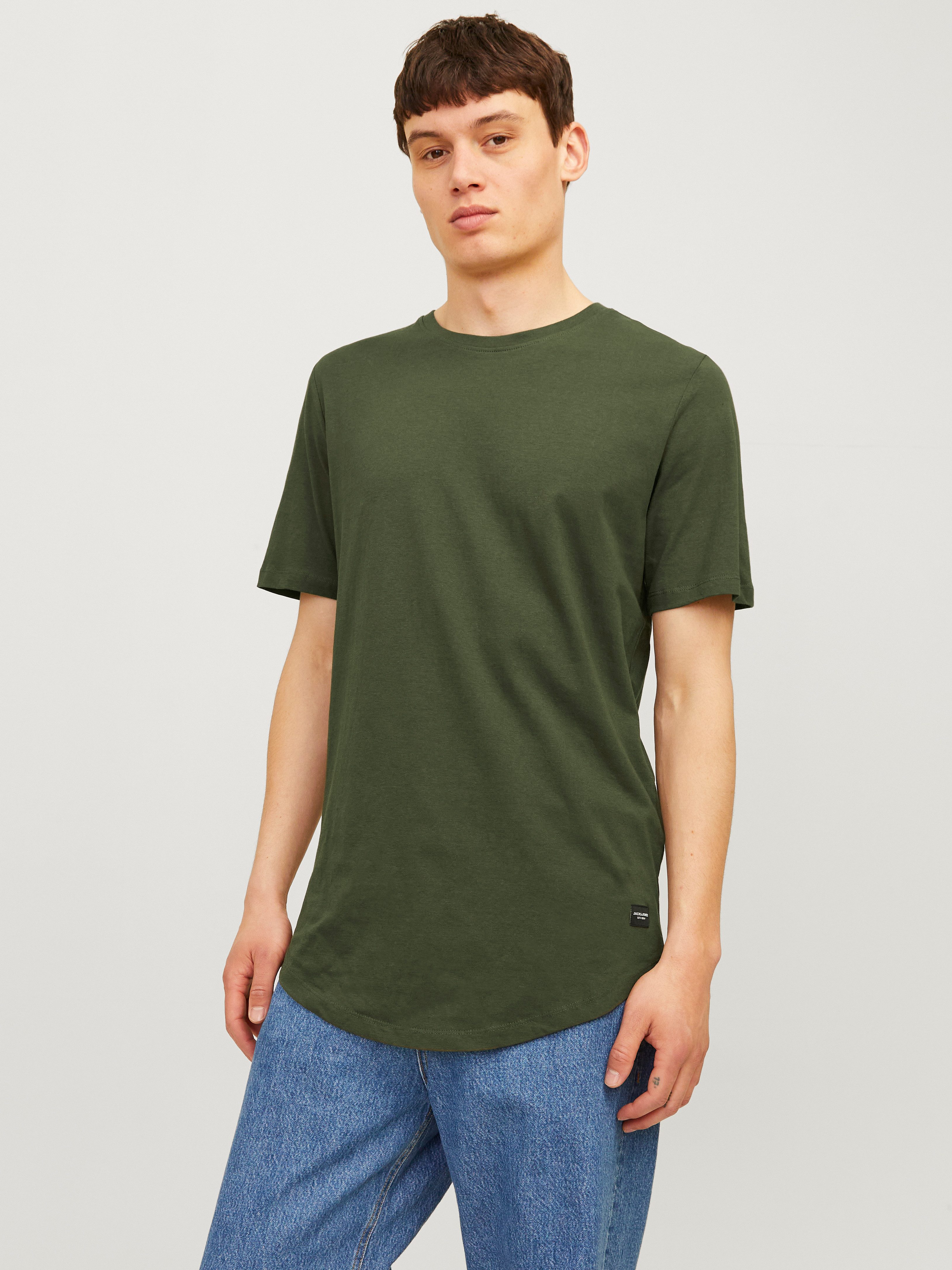 Jack & Jones T-Shirt JJENOA TEE SS CREW NECK 5PK MP NOOS (Packung, 5-tlg., 5er-Pack)