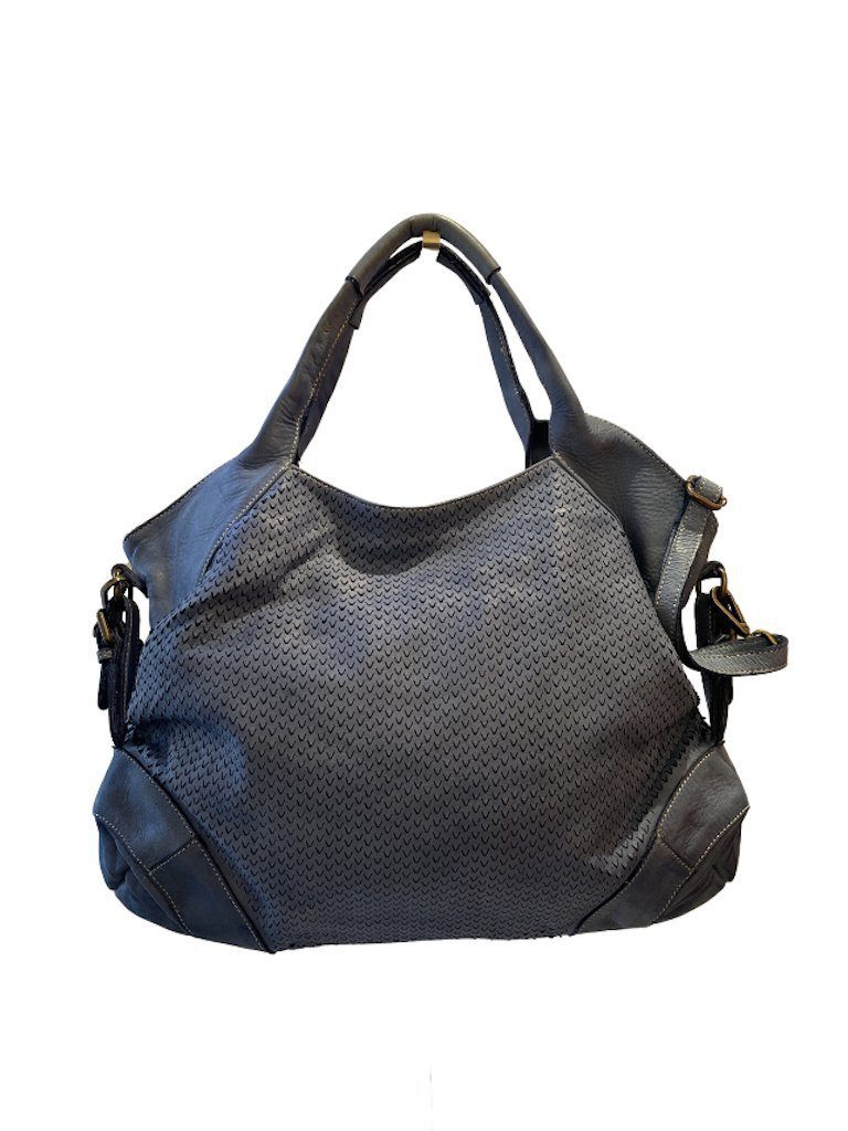 Schultertasche Tia Italy Designer Damen Handtasche Tasche Leder Shopper