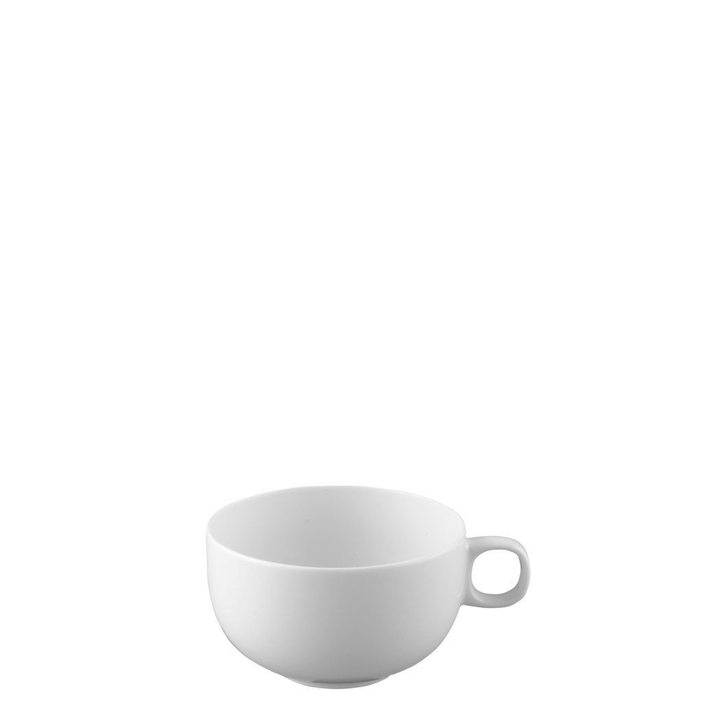 Lieferservice Rosenthal Tasse Tee-Obertasse, Moon Weiß Porzellan