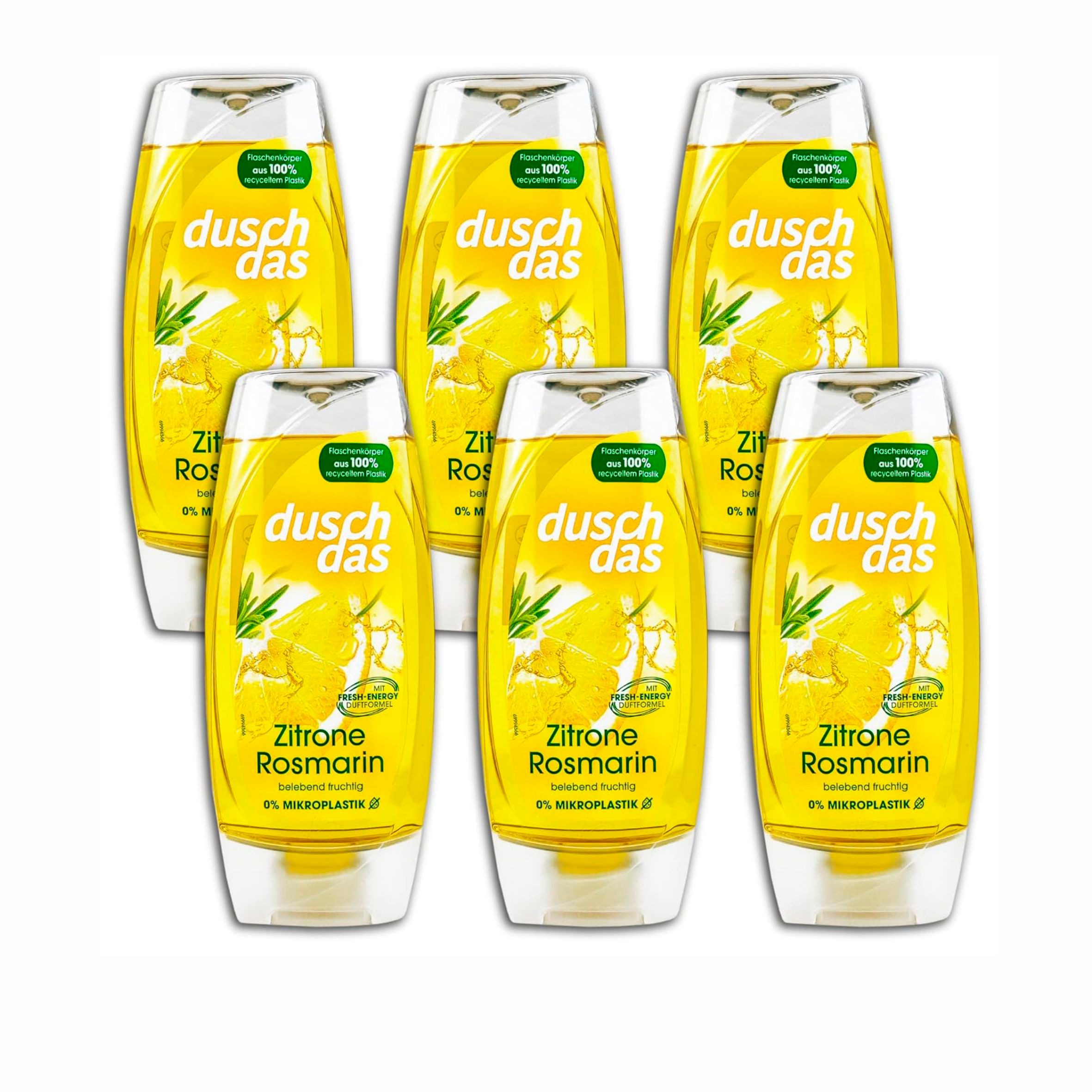 duschdas Duschgel 6er Pack Duschdas Duschgel Zitrone & Rosmarin 6 x 225 ml, 6-tlg.