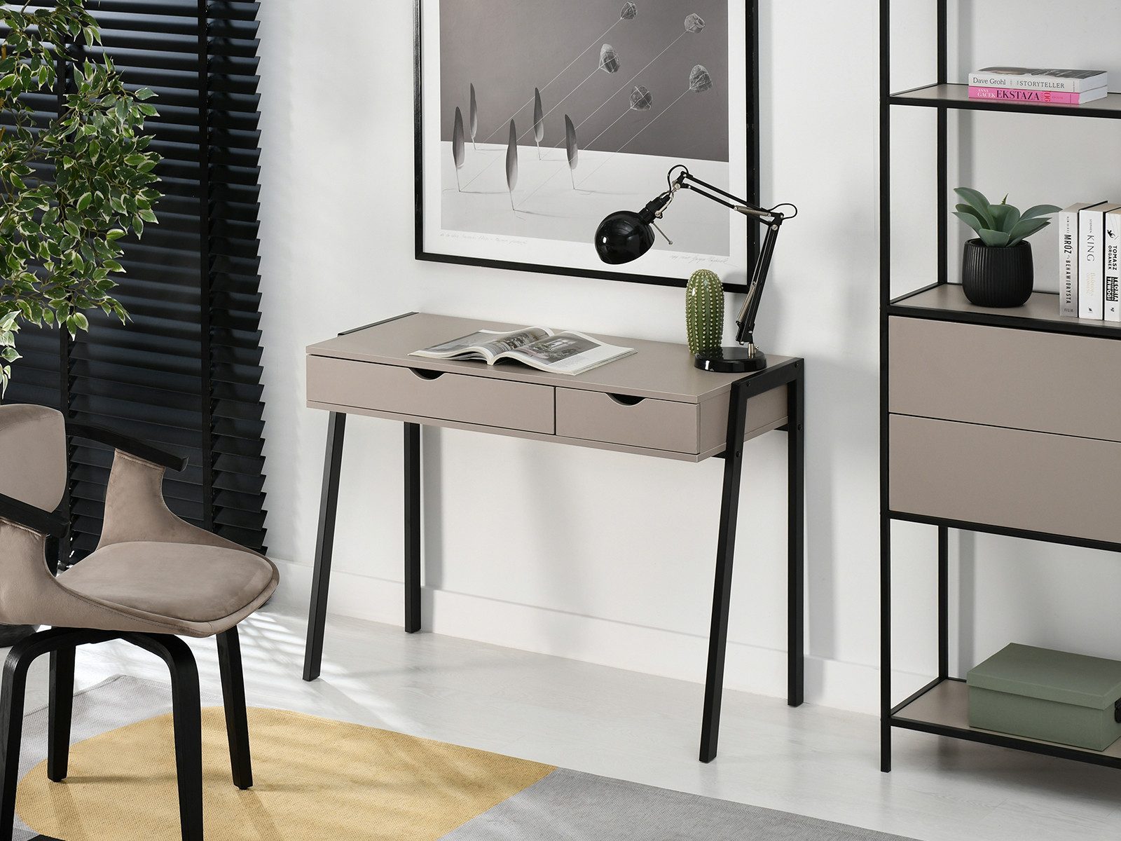 Compleo Schreibtisch mit 2 Schubladen, Modern günstig online kaufen