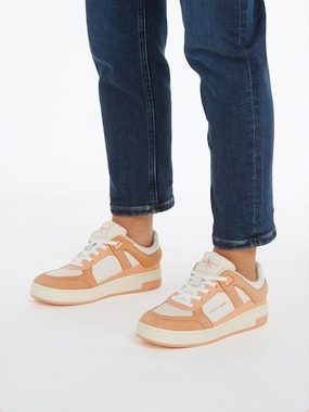 Calvin Klein Jeans BASKET CUPSOLE LOW MIX ML FAD Plateausneaker im Basket-Style, Freizeitschuh, Halbschuh, Schnürschuh