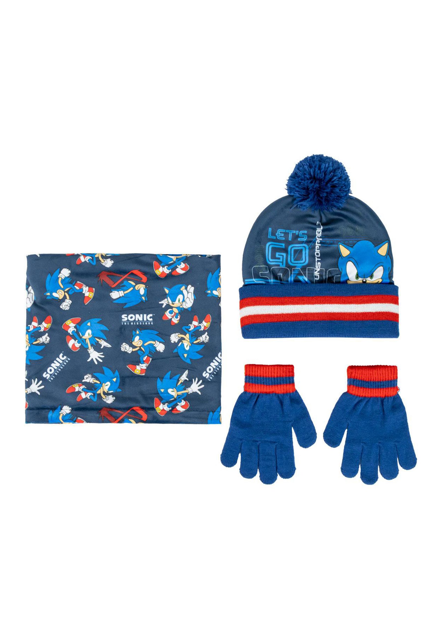 Disney Schlupfmütze 3 Satz Stücke Snood Sonic (Set)