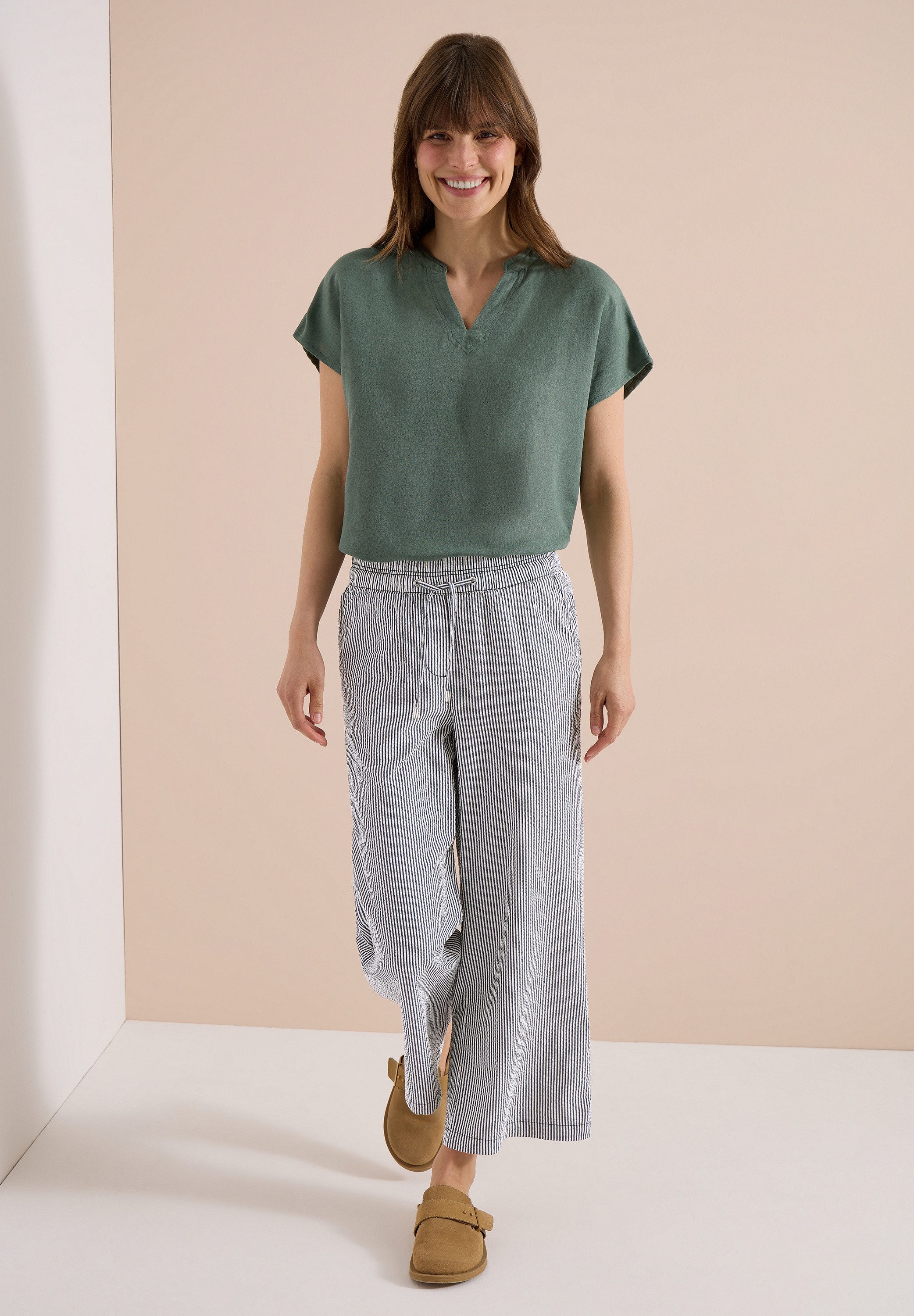 CECIL Stoffhose mit Wide Legs