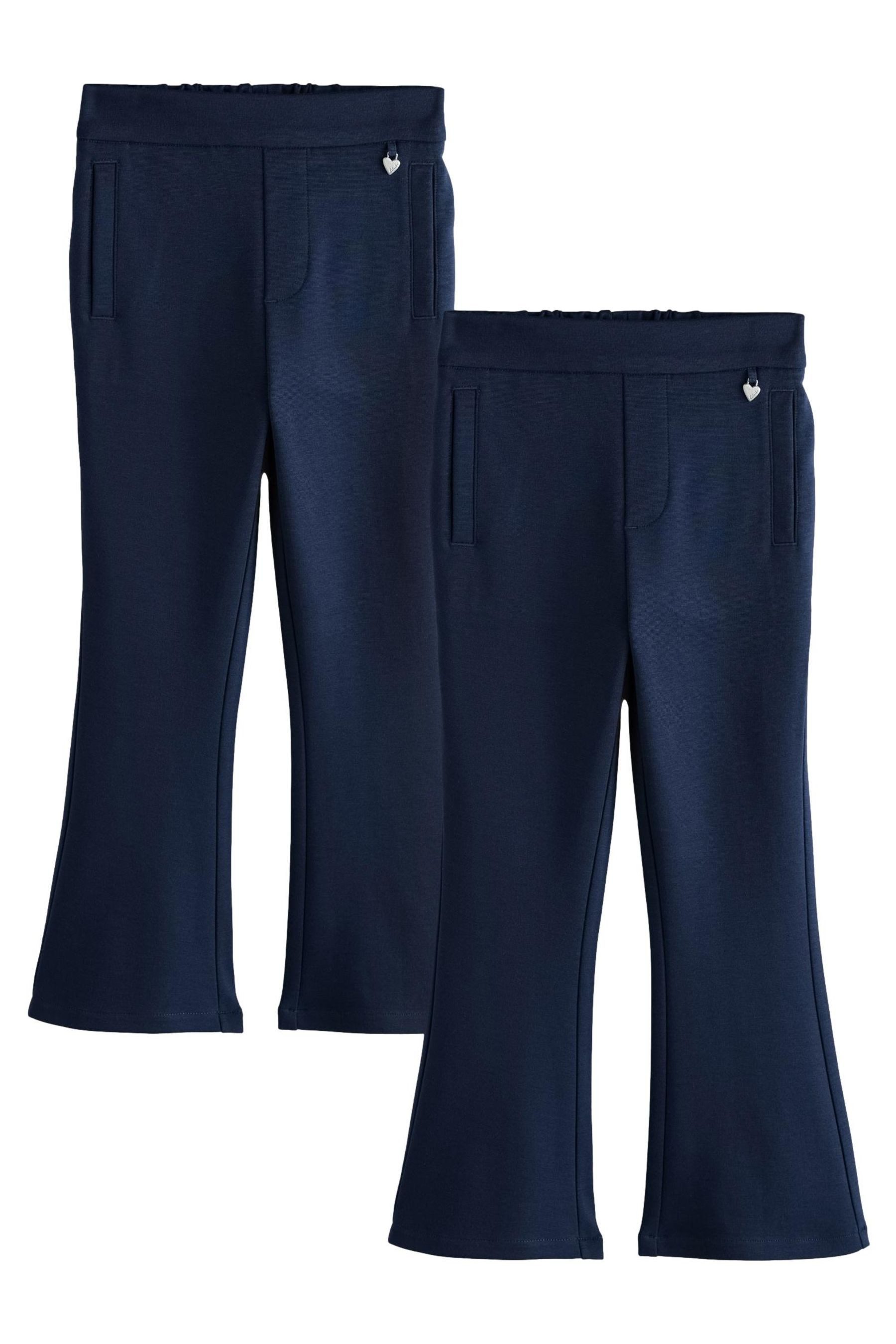 Schlaghose Clarks Schlupf-Hose mit Schlag, 2er-Pack