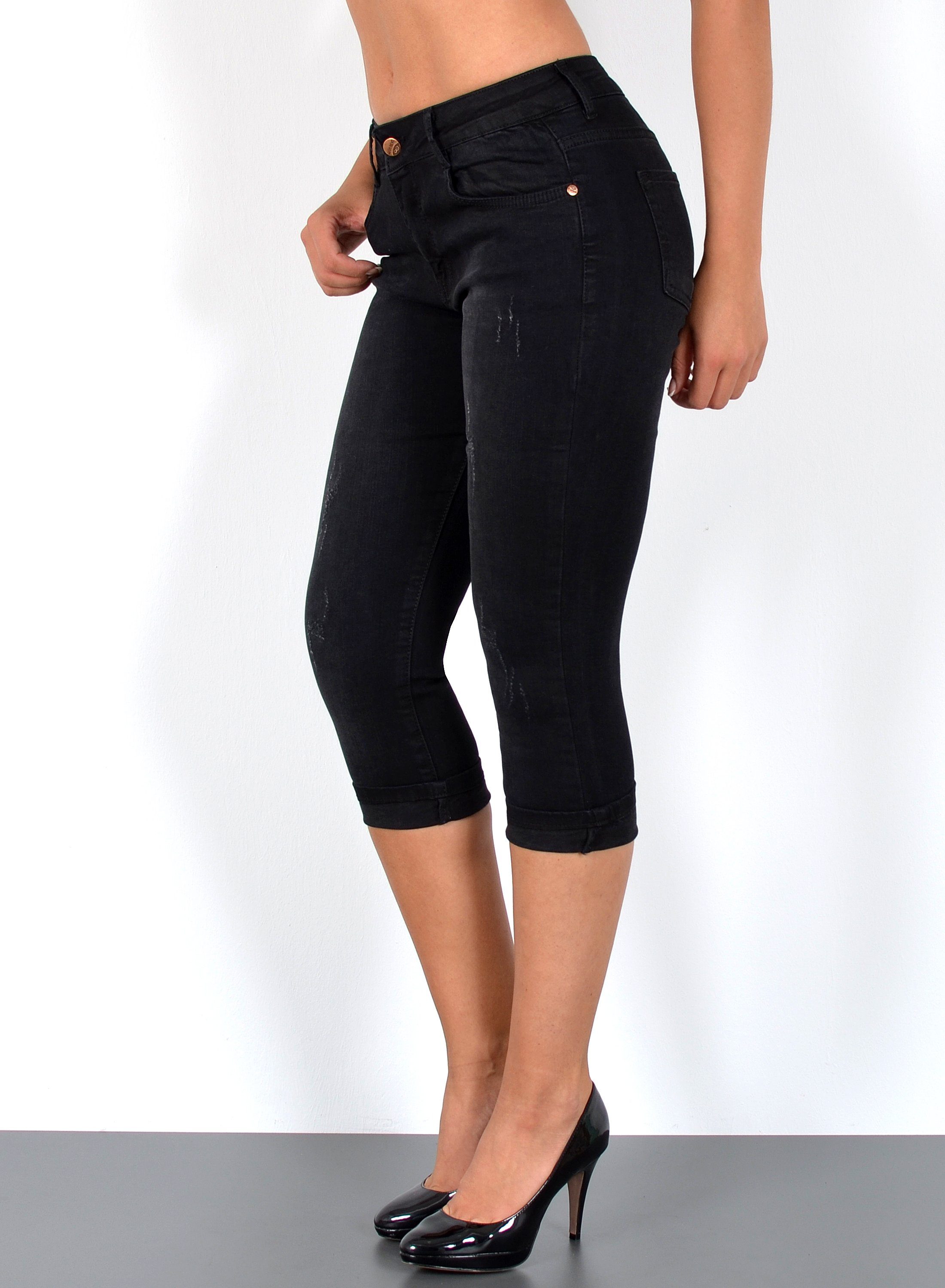 ESRA Caprijeans High Waist Capri Jeans günstig online kaufen