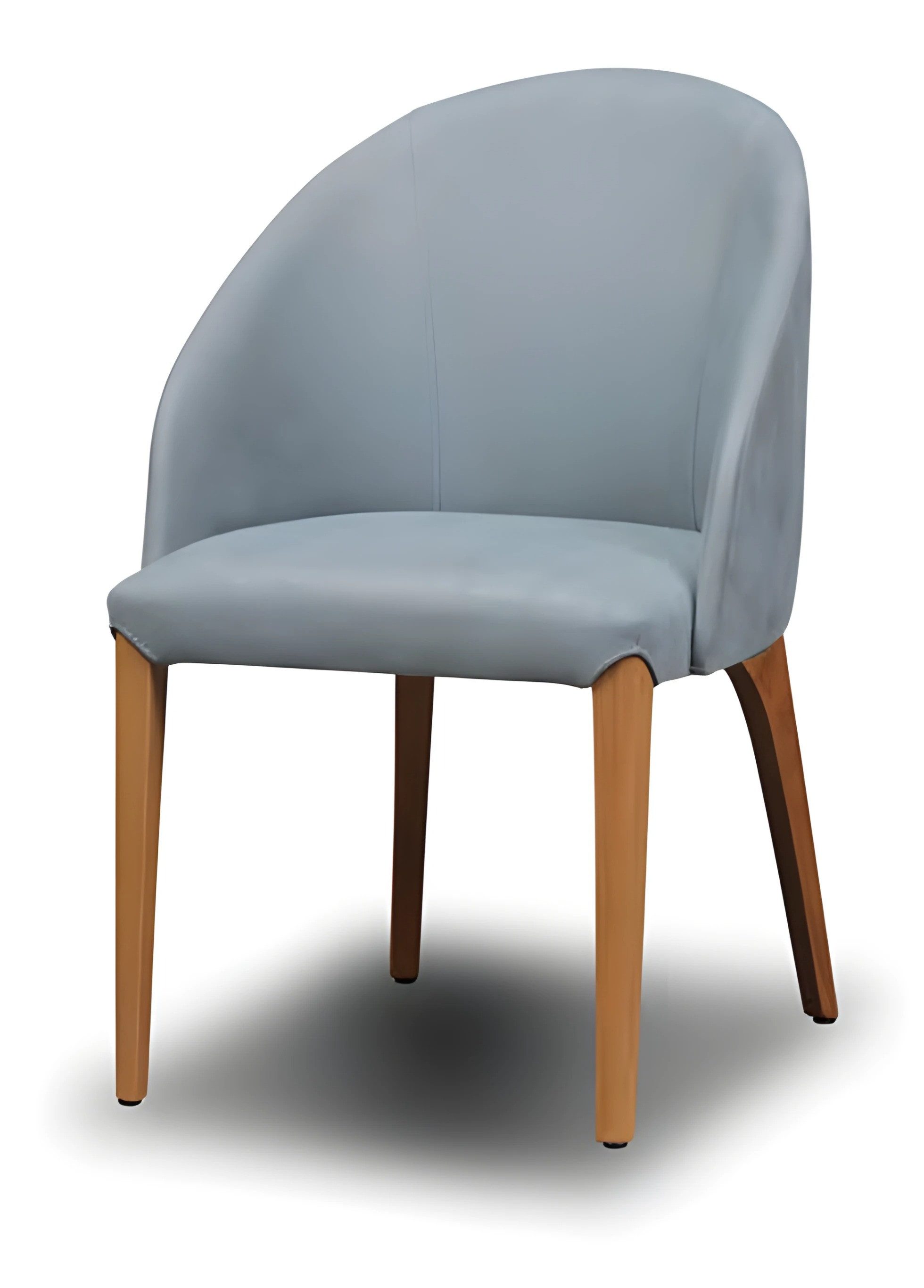 JVmoebel Esszimmerstuhl Grauer Holzstuhl mit modernem Design und eleganter Bauweise, Made in Europe