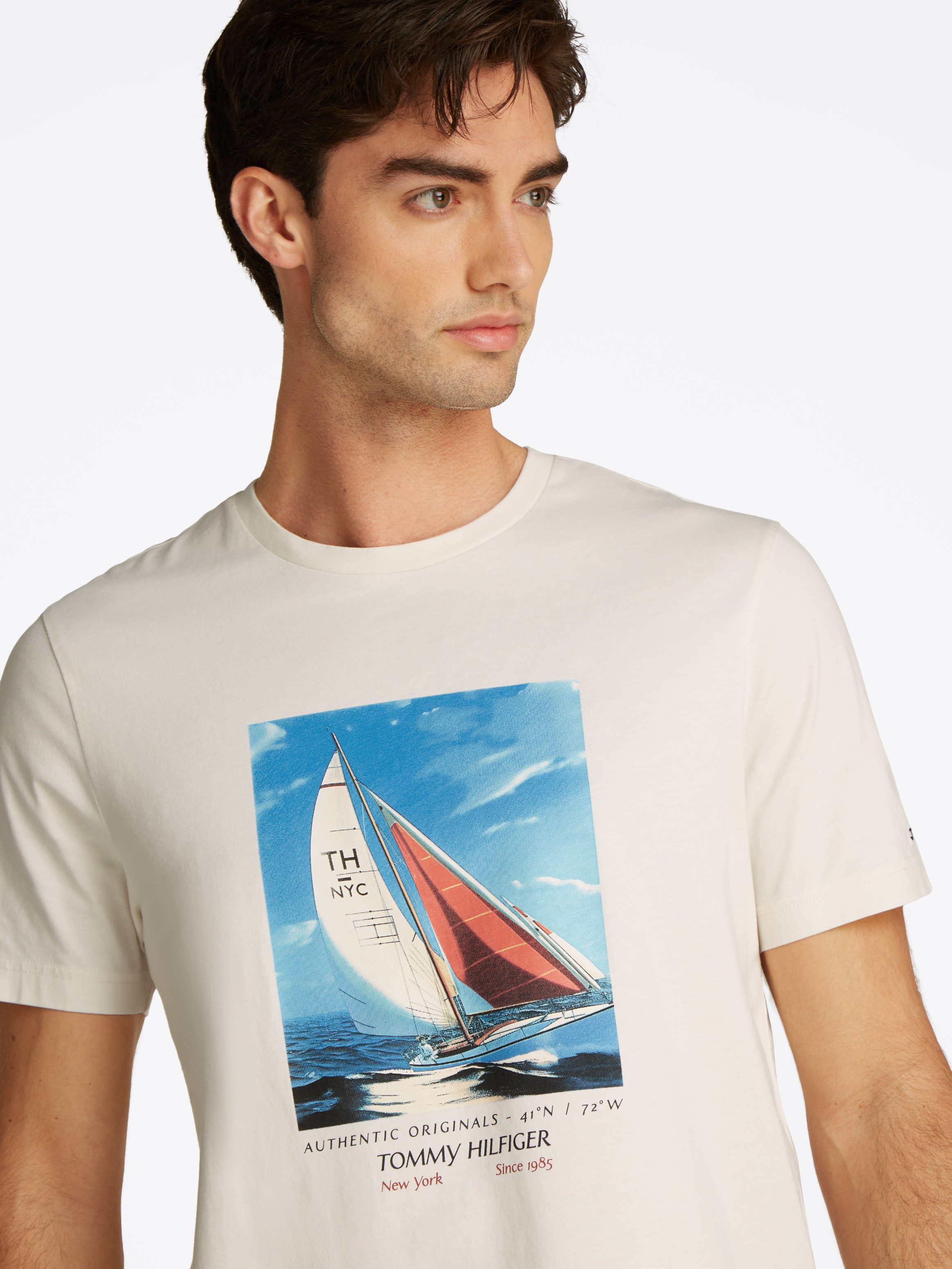 Tommy Hilfiger T-Shirt HILFIGER COLOR PHOTO günstig online kaufen