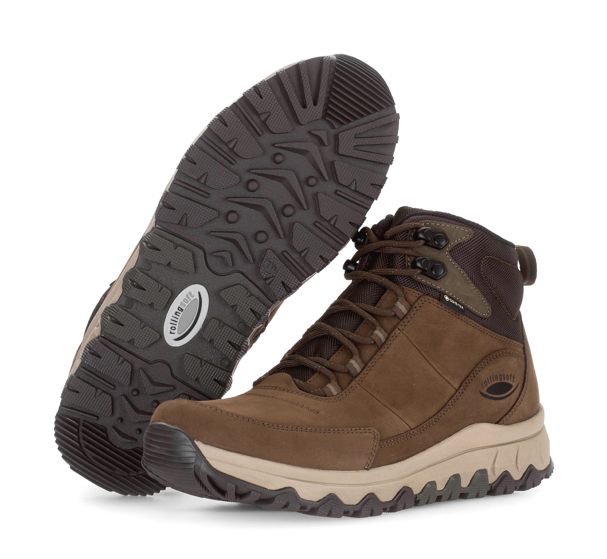 Gabor Rollingsoft Sneaker, Schnürboots, Komfortschuh mit Innenreißverschlus günstig online kaufen