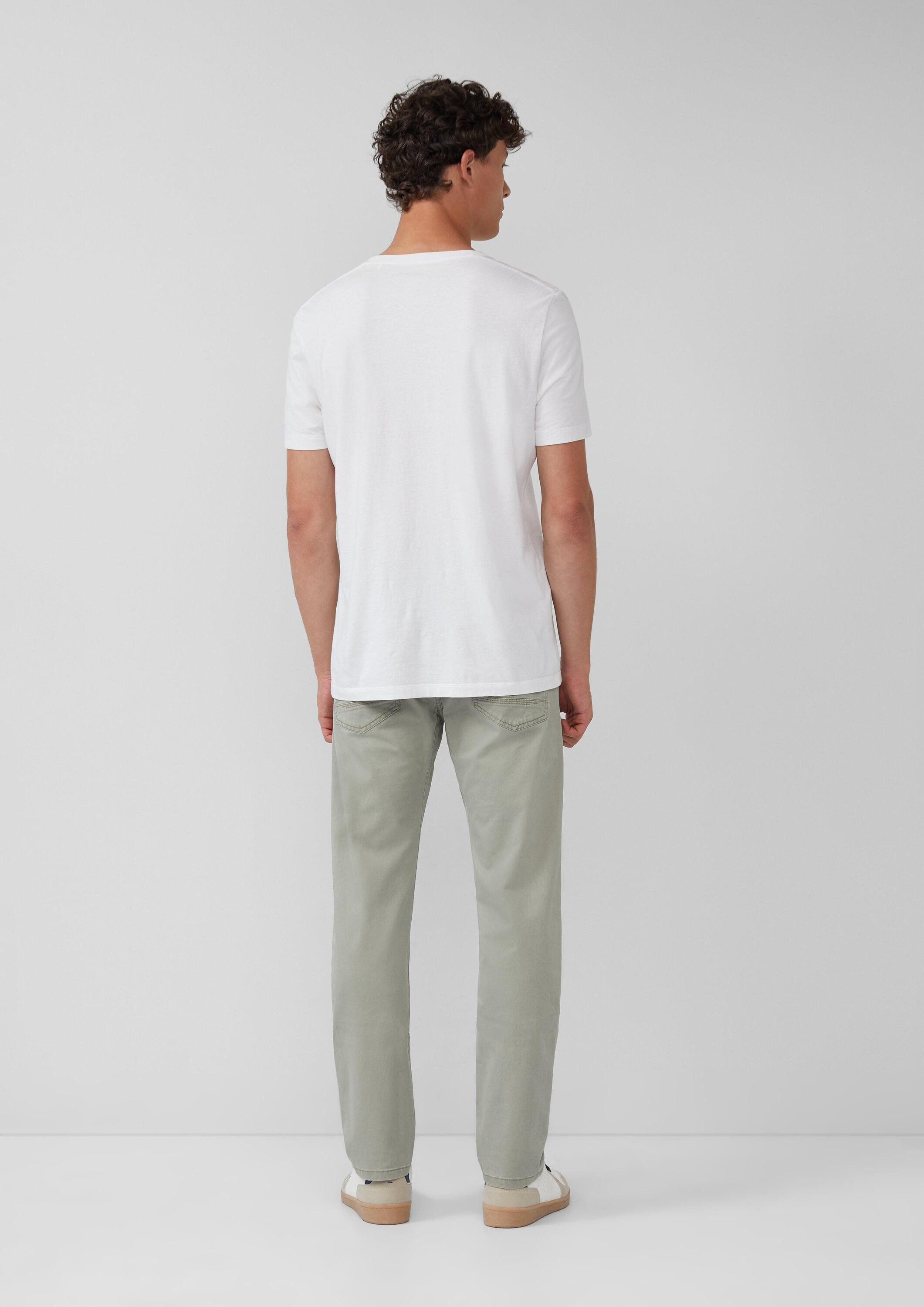 s.Oliver Chinos Hose Chinohose aus Baumwollmix mit Ziernaht