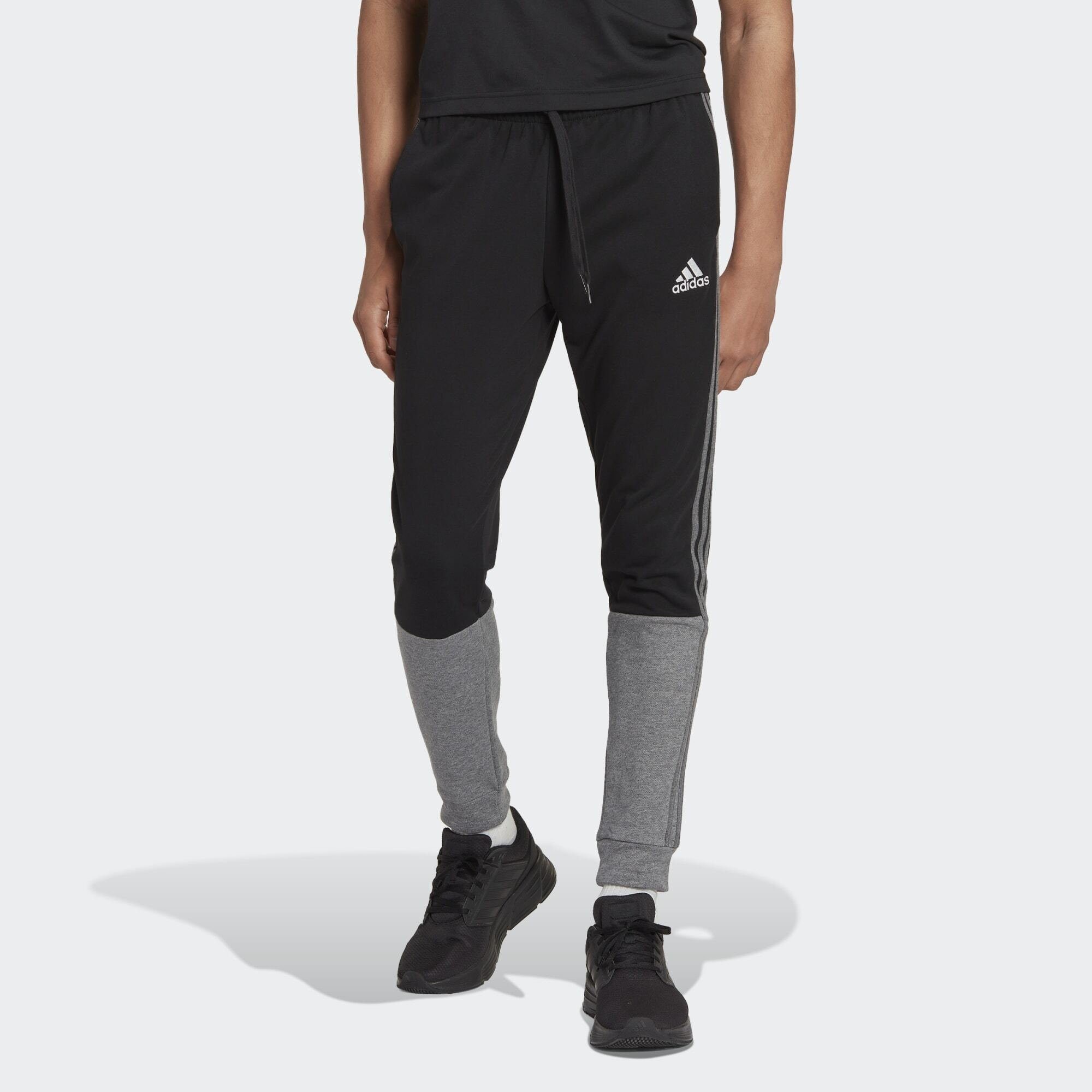 adidas Sportswear Jogginghose ESSENTIALS MÉLANGE FRENCH TERRY HOSE Black / Black Melange