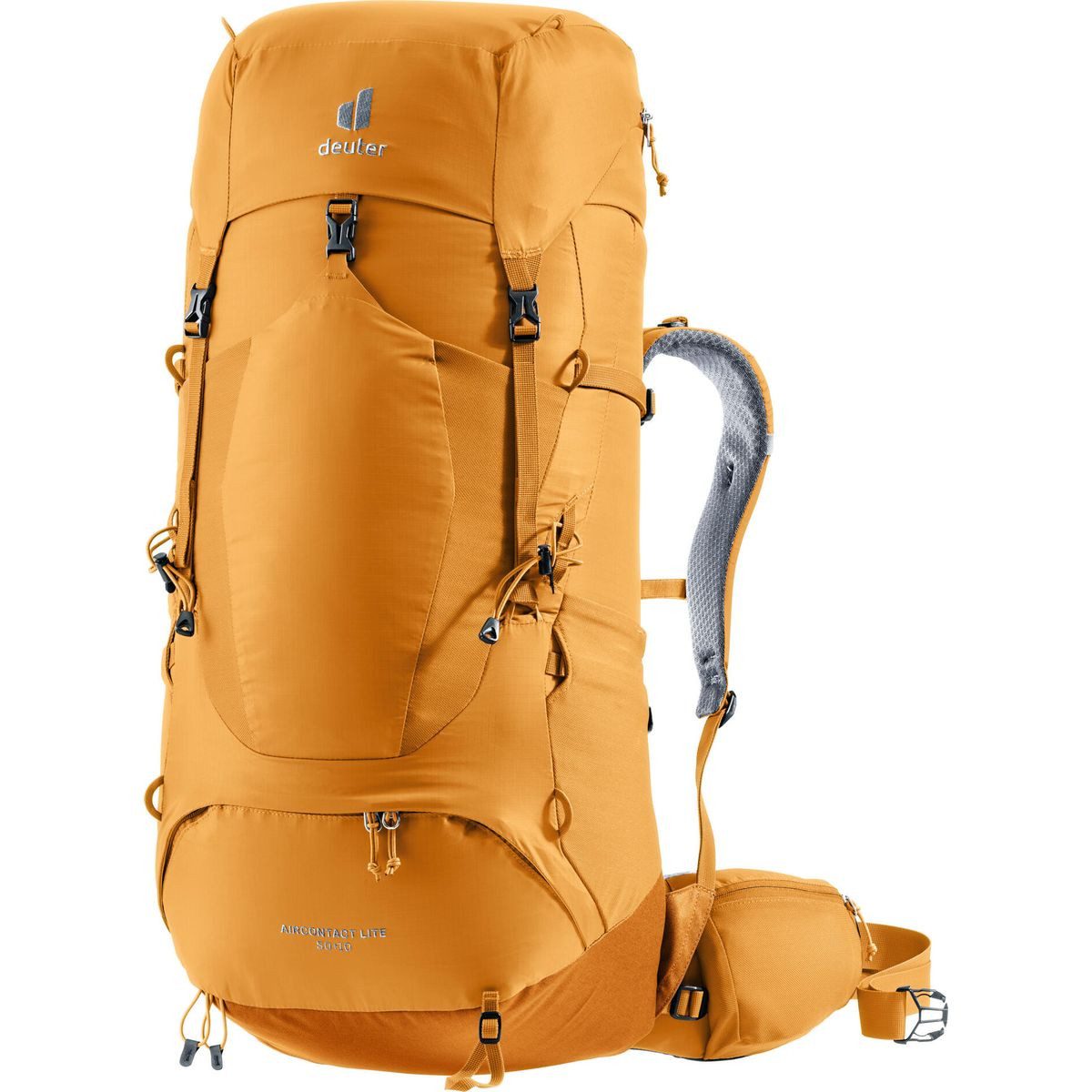 deuter Trekkingrucksack Aircontact Lite 50 + 10, Leichter Trekkingrucksack mit exzellenter Lastübertragung und