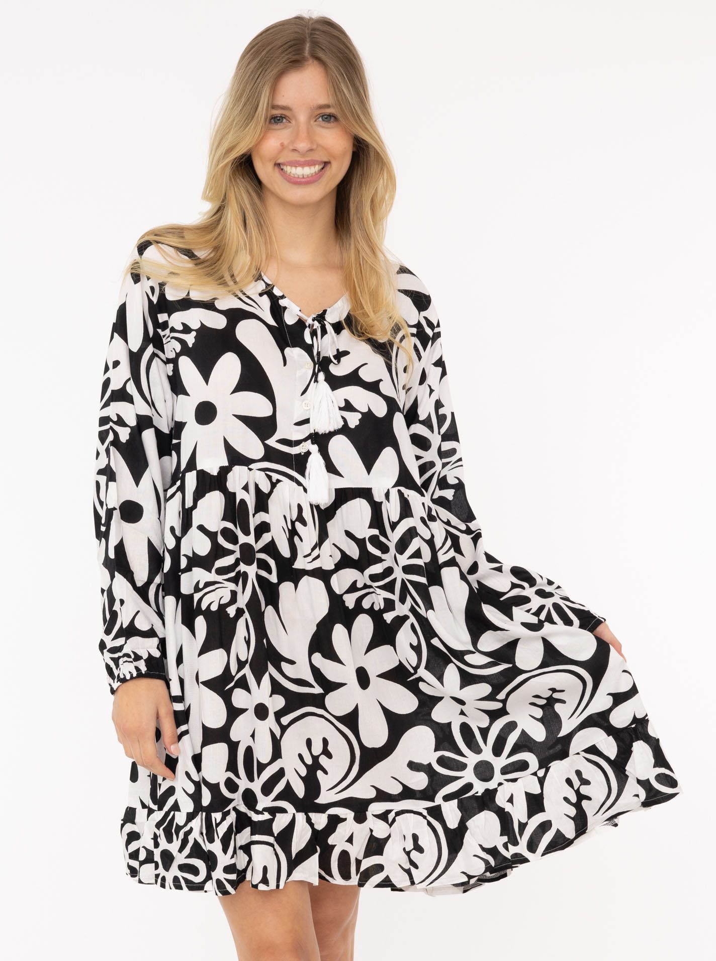 Zwillingsherz Sommerkleid "Flower Paradise" mit Blumenmuster, günstig online kaufen