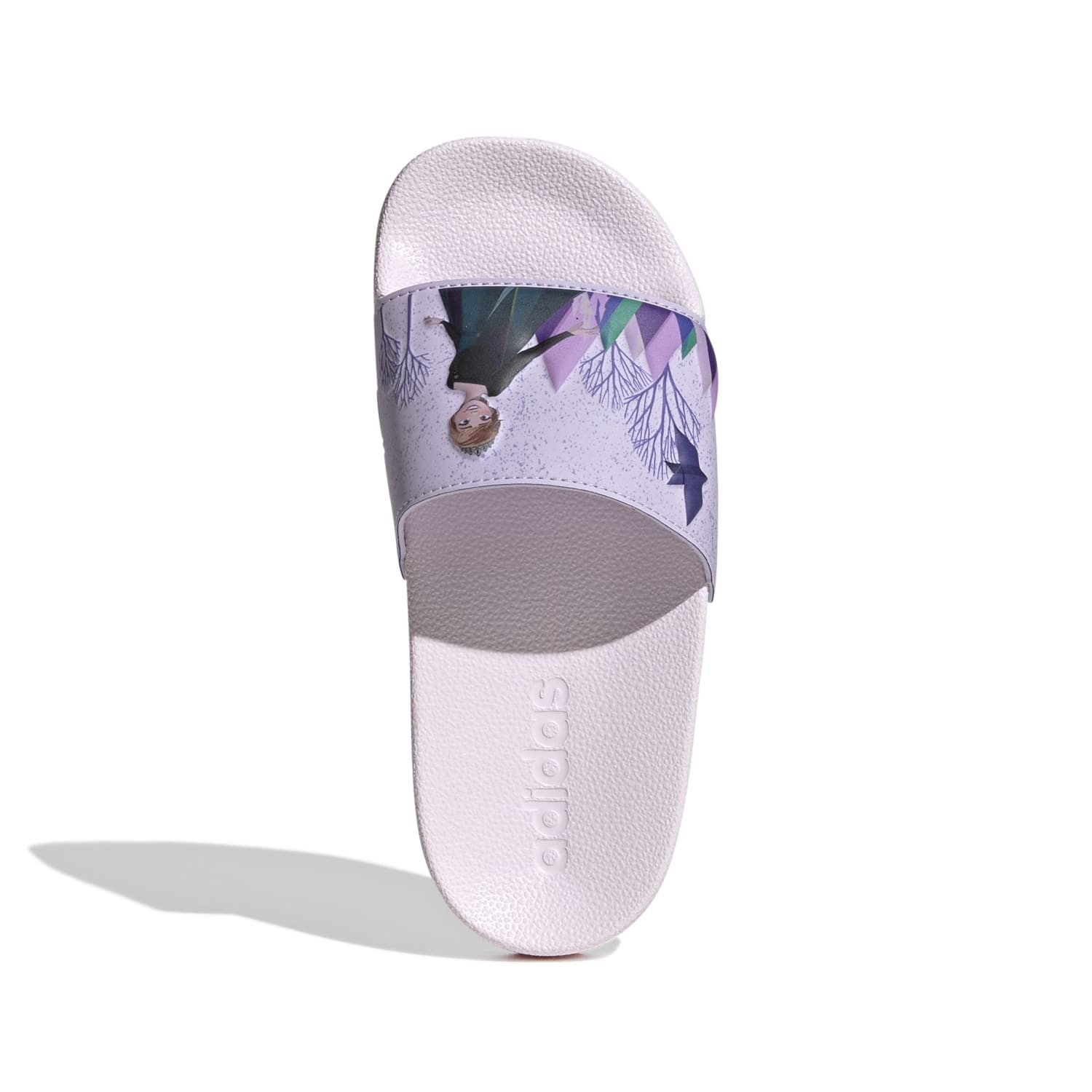 adidas Performance Adilette x Disney Die Eiskönigin Shower fliederviolett Kinder Badeschuh – Bild 5 von 5