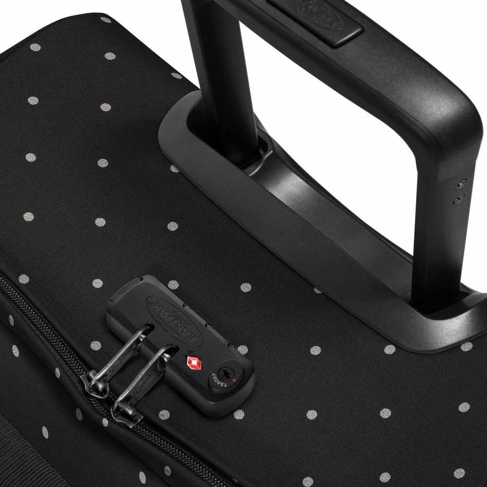 Eastpak Weichgepäck-Trolley EASTPAK Trolley Tranverz M DotsBlackSilver 78L EK000062L6W3 schwarz TS, 2 Rollen