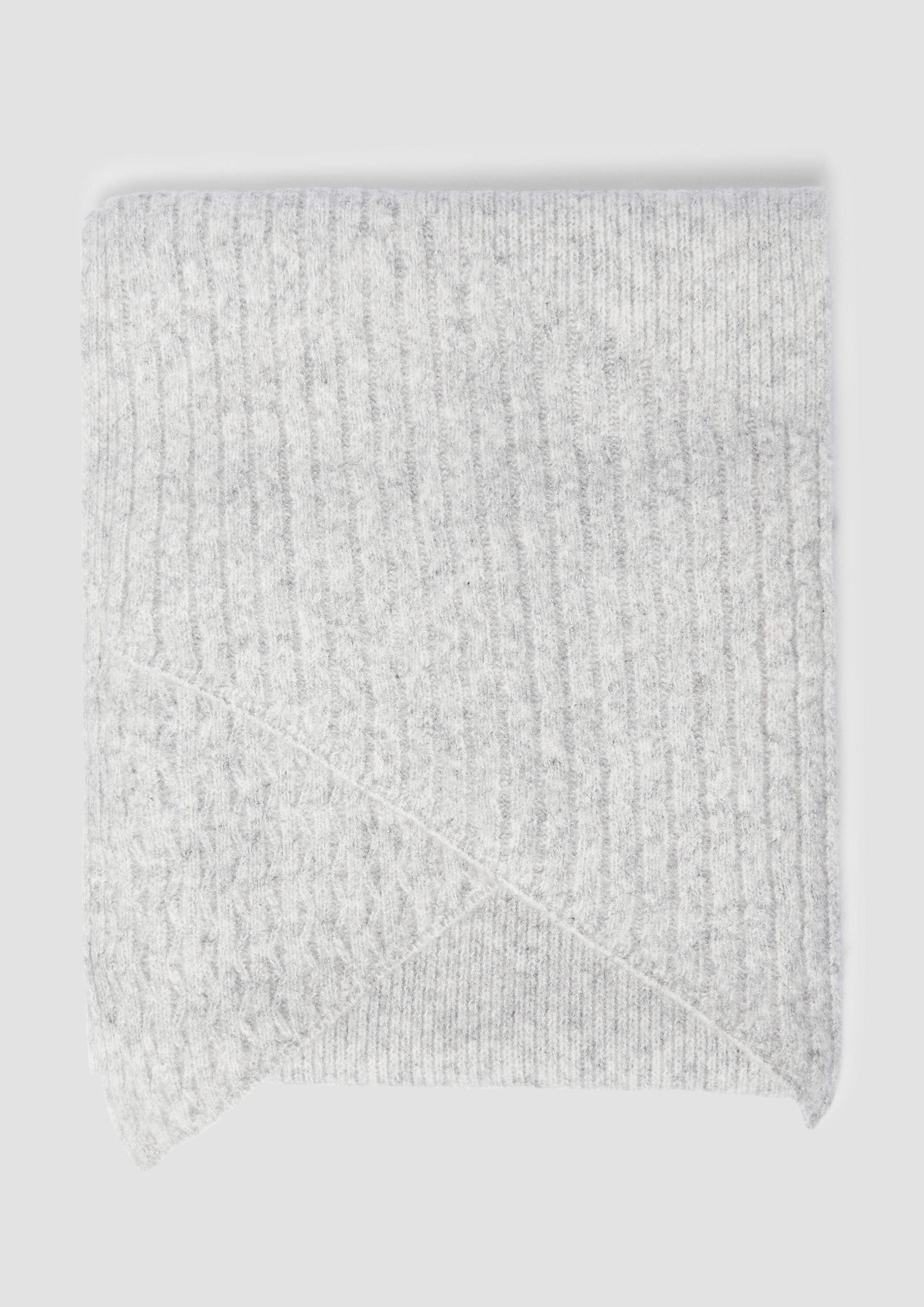 s.Oliver T-Shirt Tuch Strick-Schal mit Zick-Zack-Muster günstig online kaufen