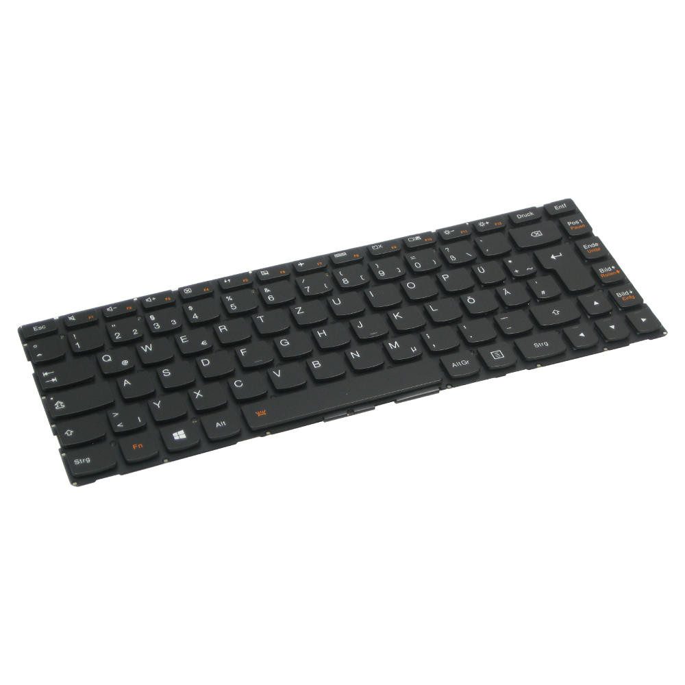 Trade-Shop Ersatz passend für Lenovo IdeaPad 100s-14ibr 500s-14isk 300s-14isk Tastatur (Tastenbelegung: Deutsch, QWERTZ / Farbe: Schwarz)