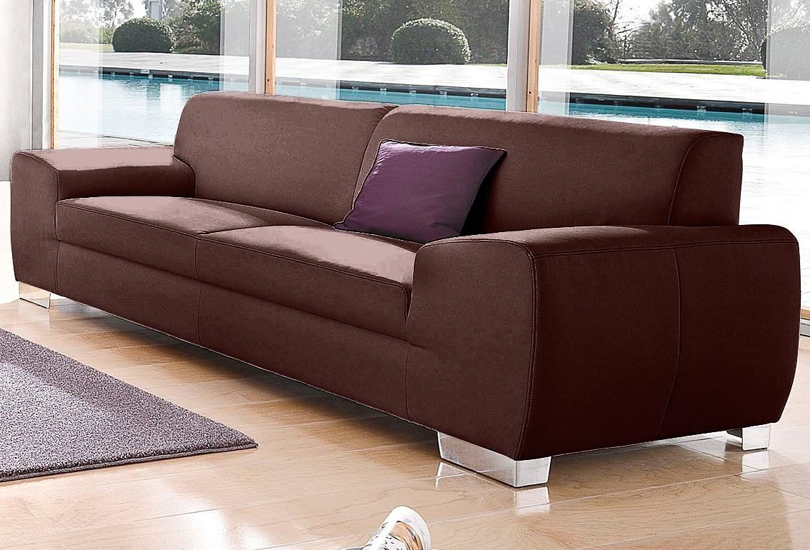 DOMO collection 2,5-Sitzer Ricardo kubisch, modern und elegant, Breite 224cm, frei im Raum stellbar