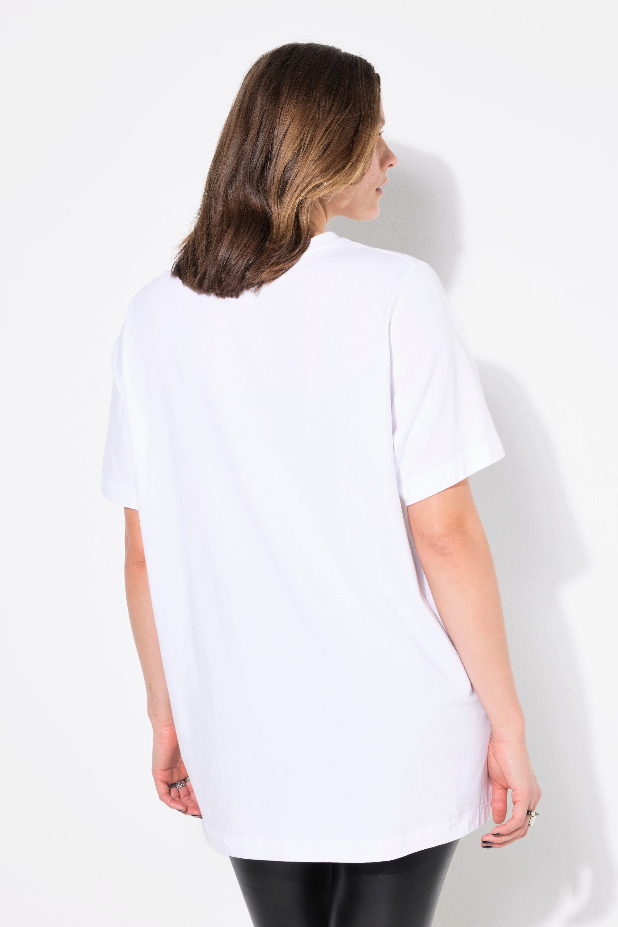 Studio Untold Longshirt Longshirt langer Classic Shape Halbarm