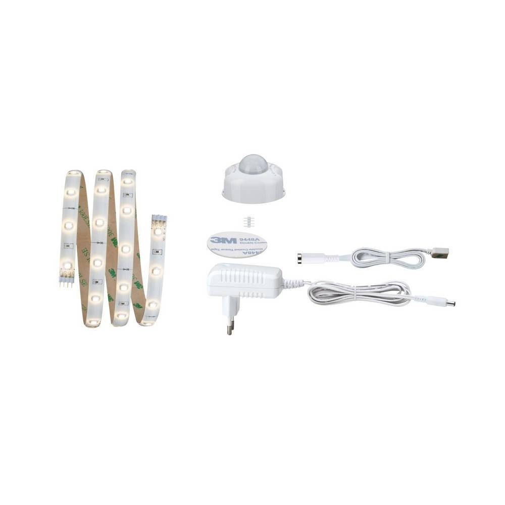 Paulmann LED Stripe YourLED Set 1m Warm Bettlicht mit Bewegungssensor 70955, flexibel, verlängerbar