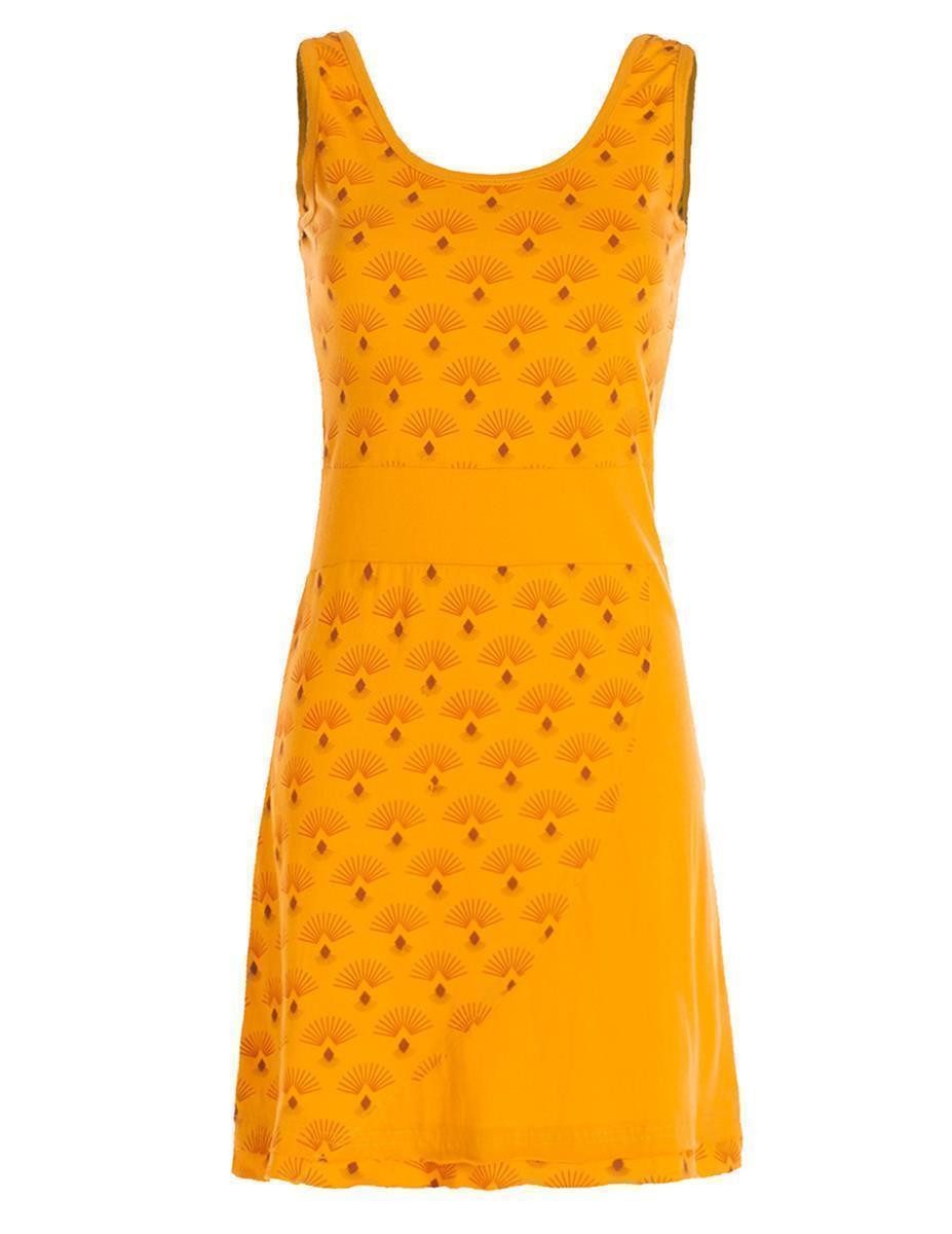 Sommerkleid Damen Trägerkleid bedruckt Lagendesign Baumwolle