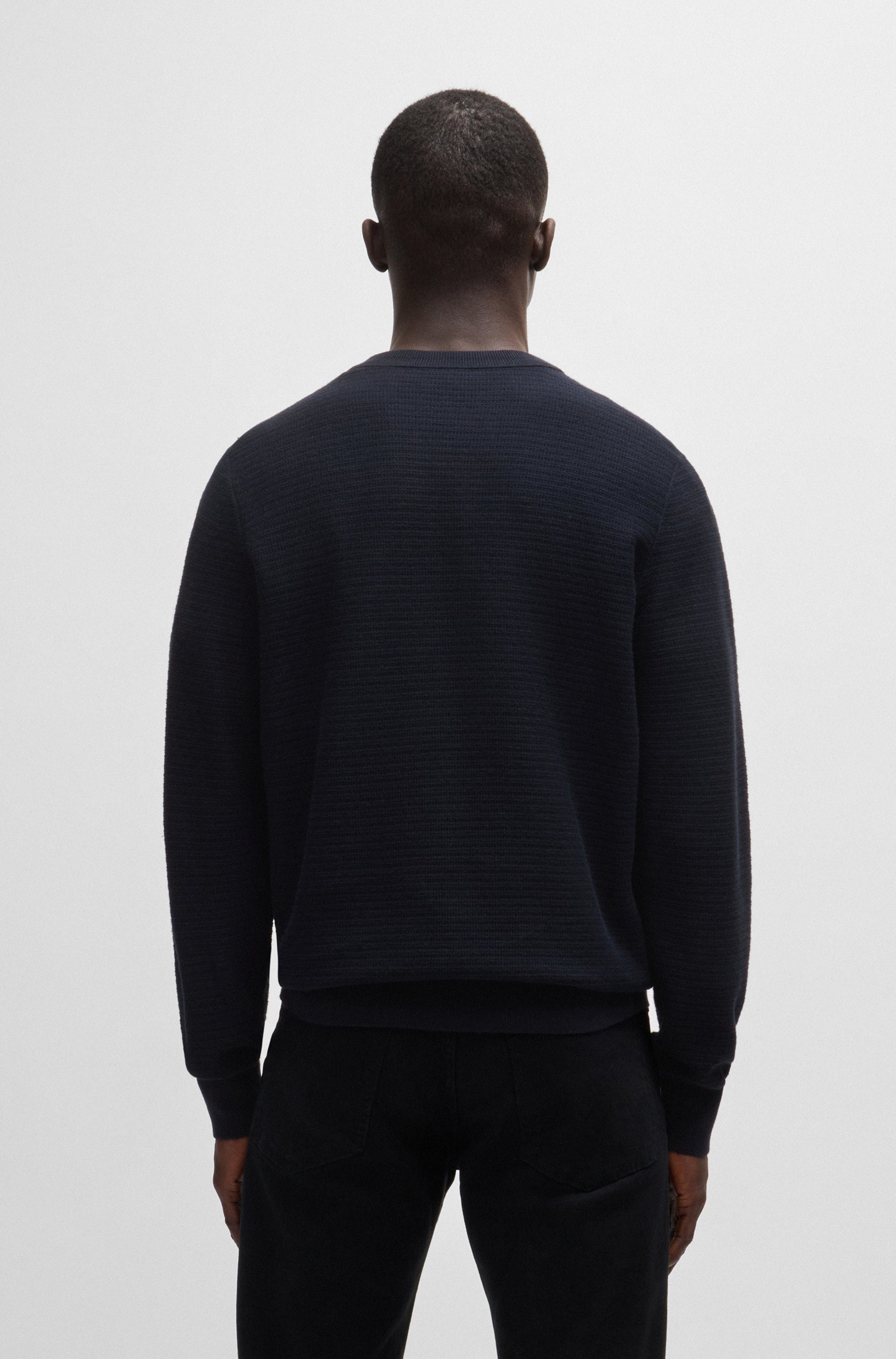 BOSS ORANGE Strickpullover Anion mit BOSS-Badge günstig online kaufen